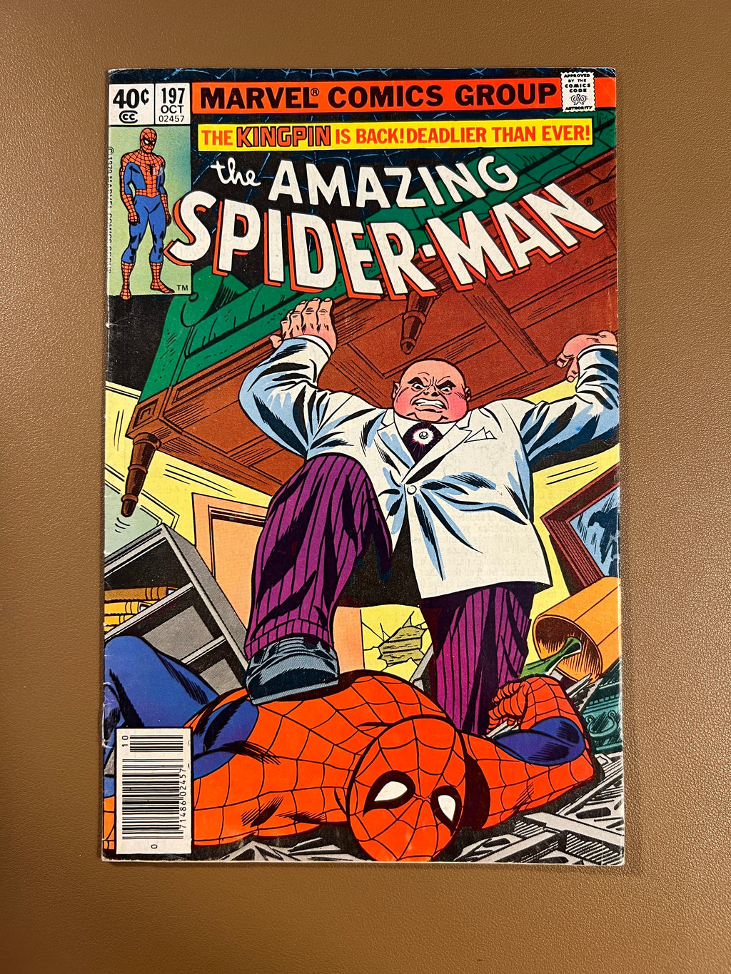 THE AMAZING SPIDER-MAN #197 (1979) – KINGPIN CLASSIC COVER