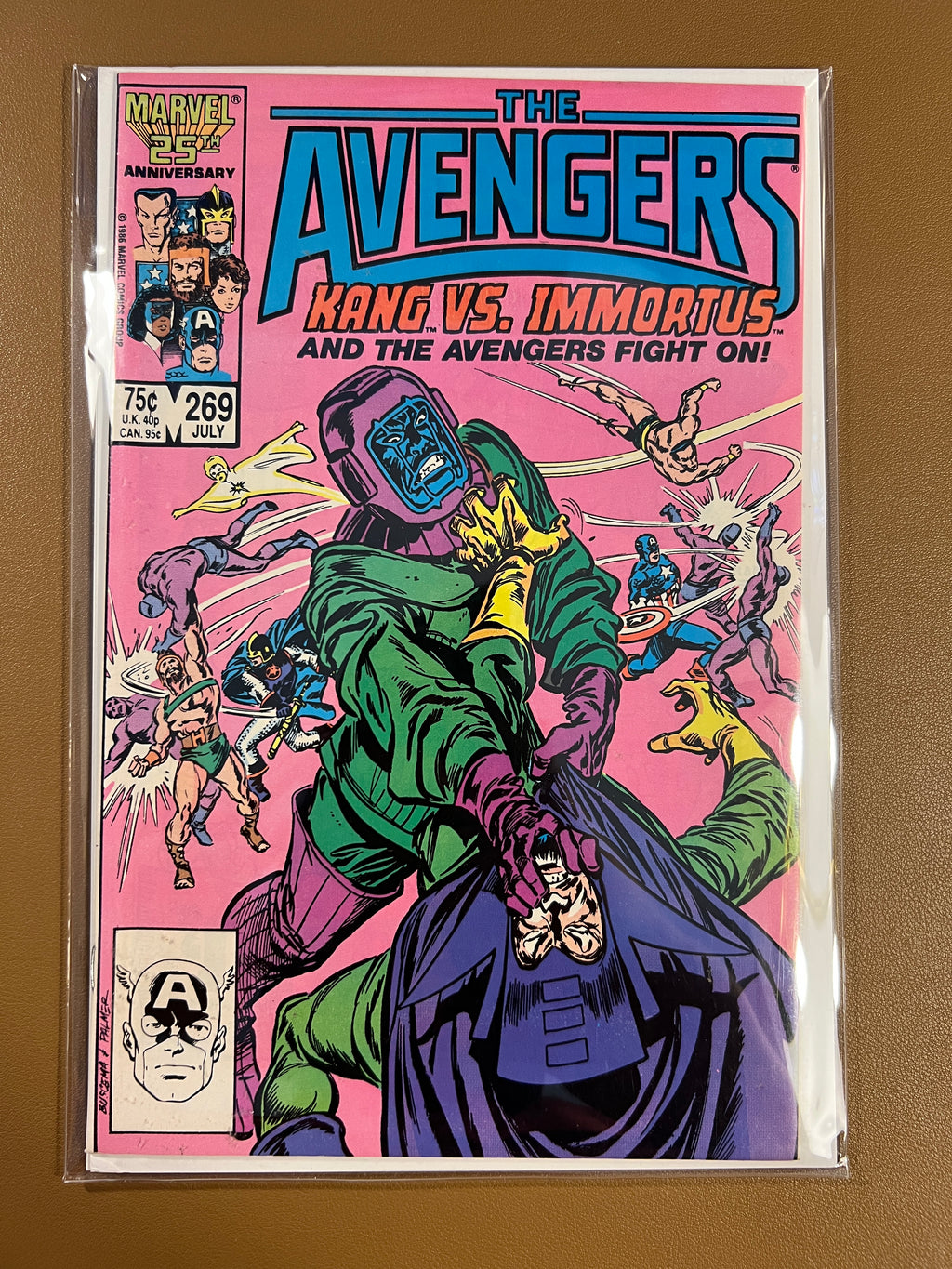 THE AVENGERS #269 (1986) – KANG vs IMMORTUS