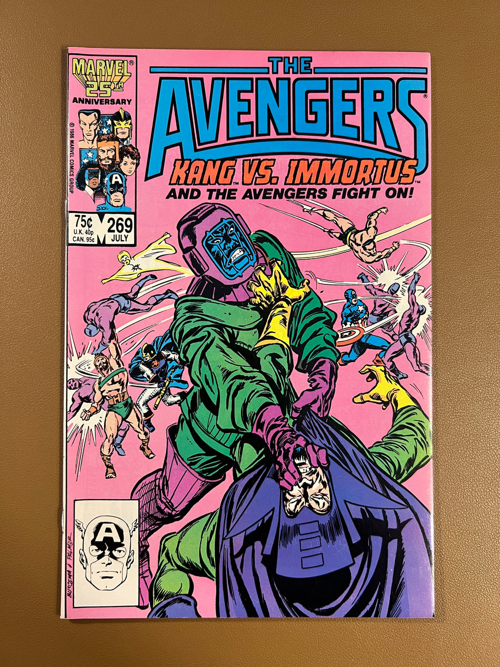 THE AVENGERS #269 (1986) – KANG vs IMMORTUS