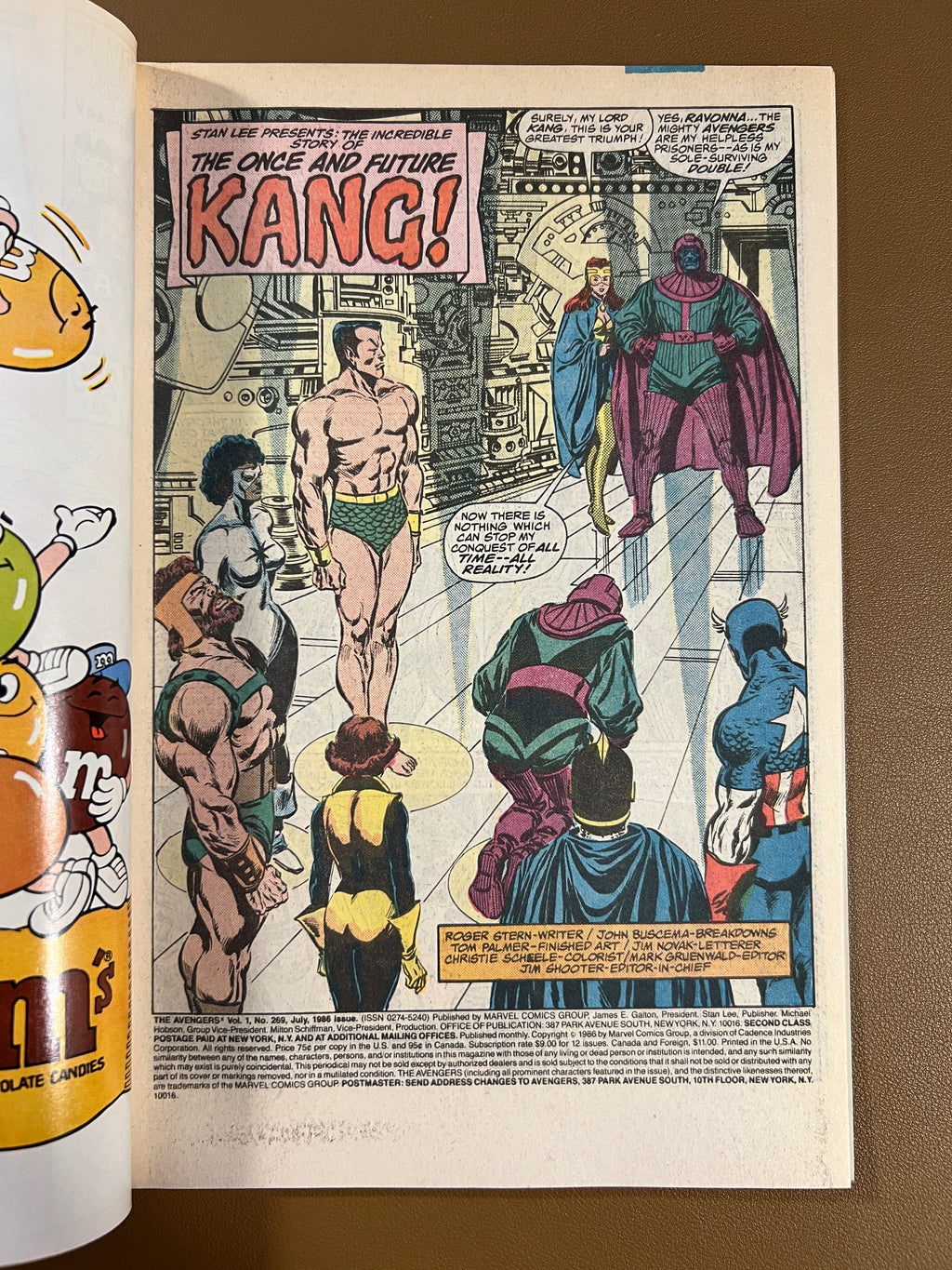 THE AVENGERS #269 (1986) – KANG vs IMMORTUS