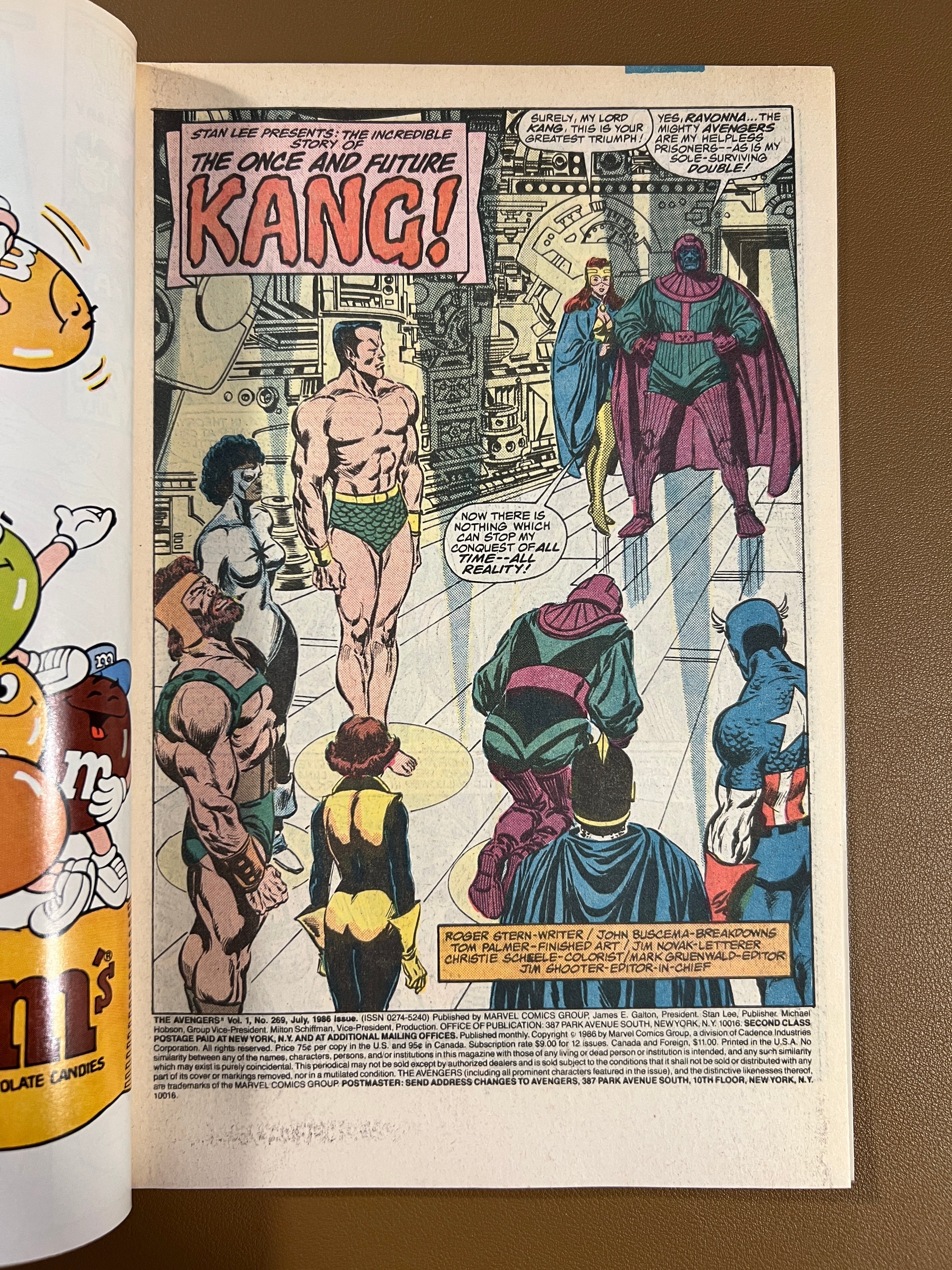 THE AVENGERS #269 (1986) – KANG vs IMMORTUS