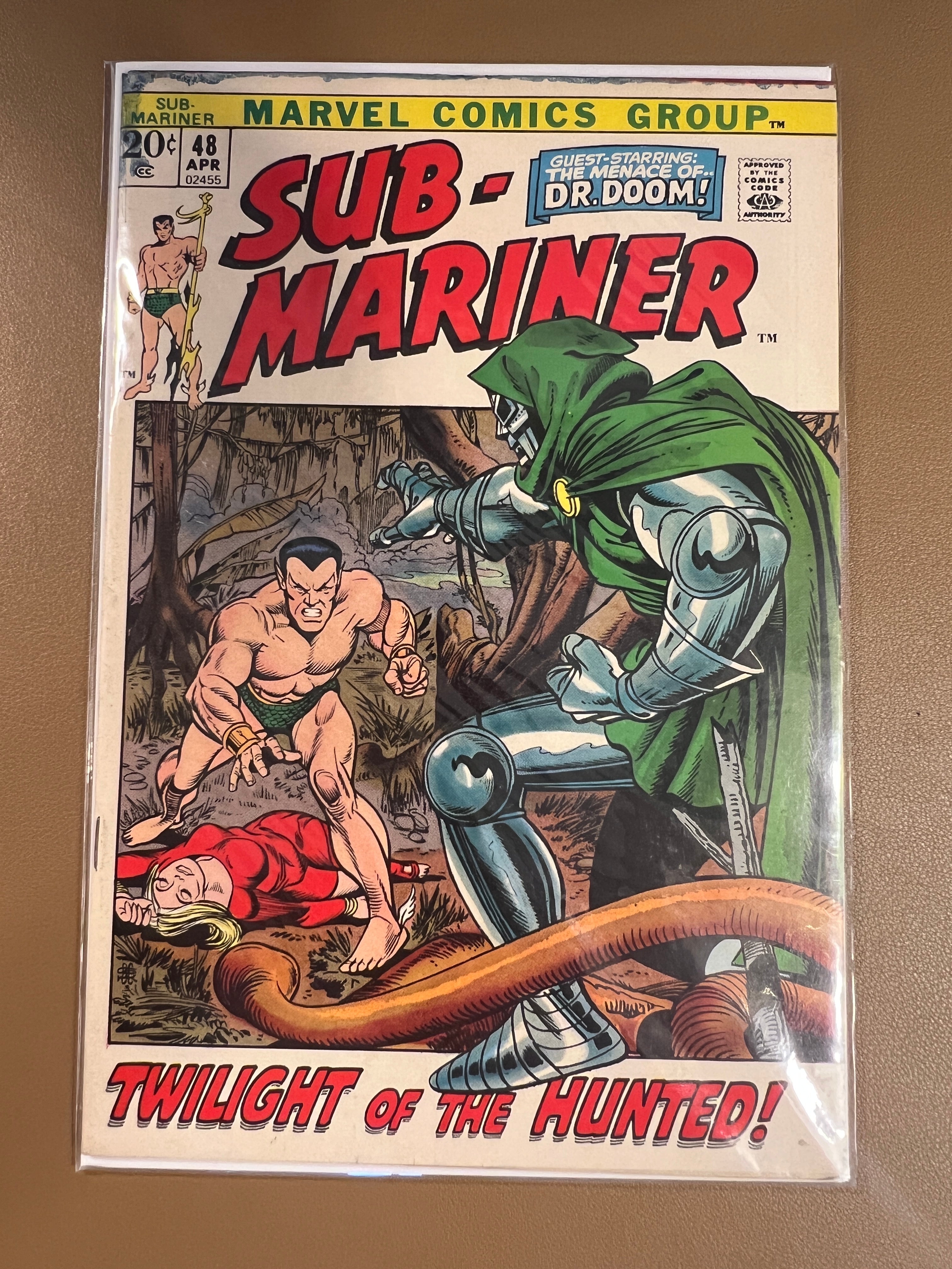 SUB-MARINER #48 (1972) – NAMOR vs DOCTOR DOOM