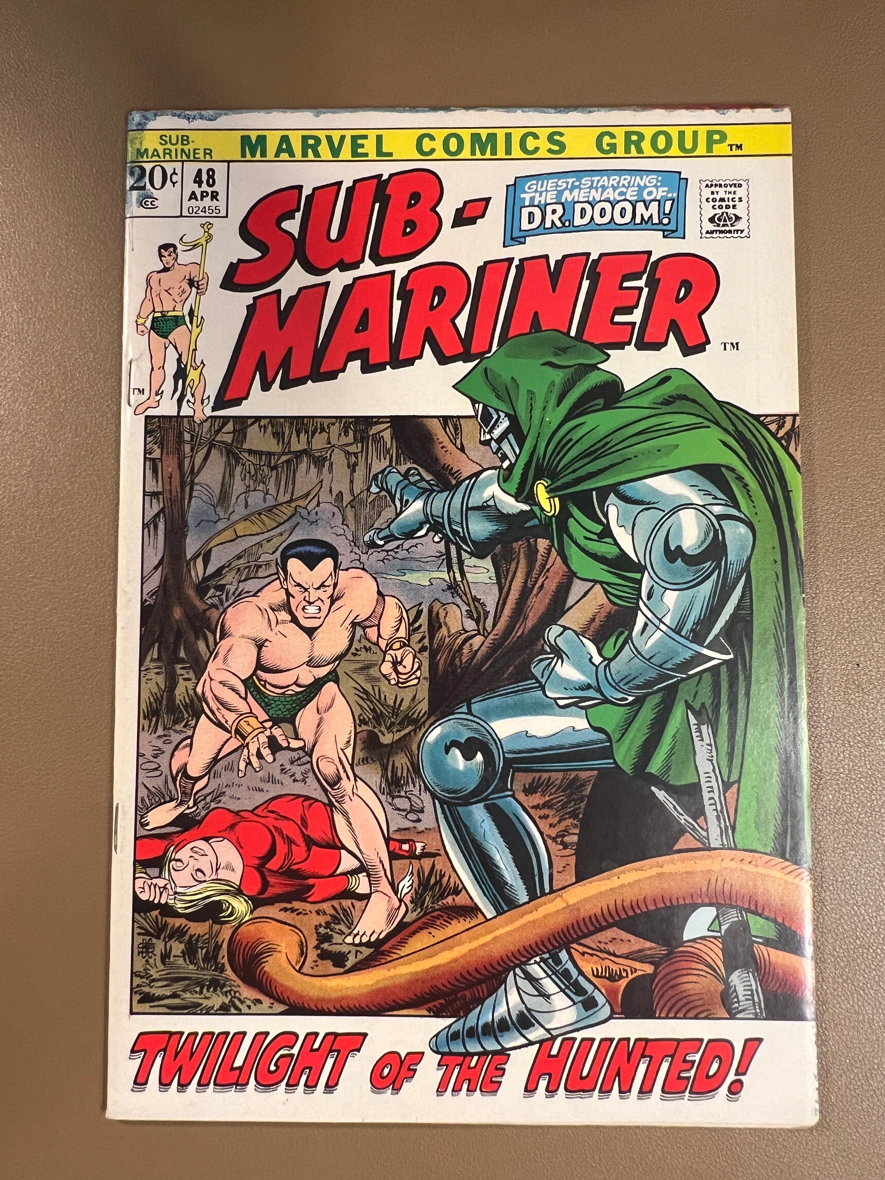 SUB-MARINER #48 (1972) – NAMOR vs DOCTOR DOOM