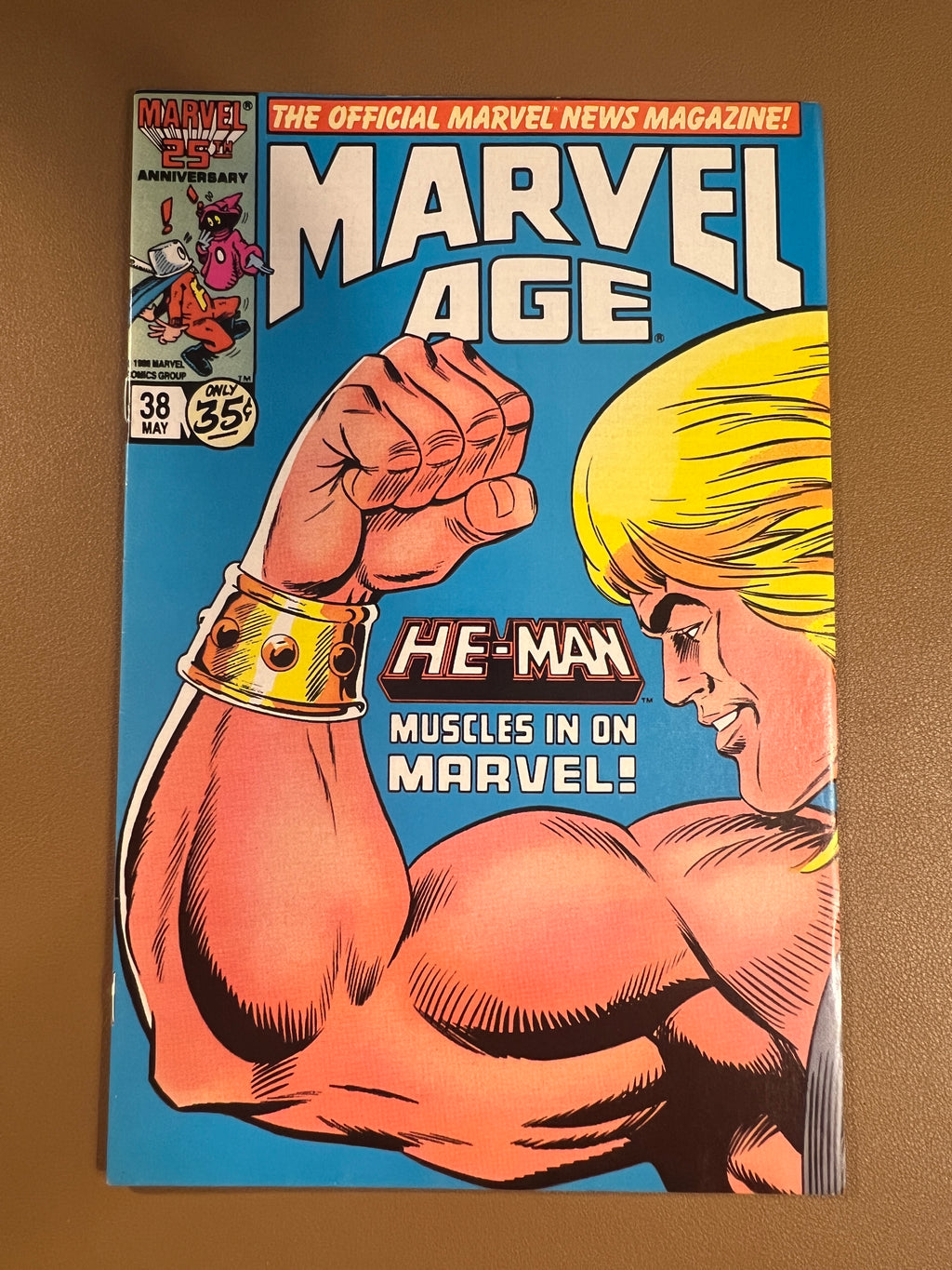 MARVEL AGE #38 (May 1986) – HE-MAN FEATURE