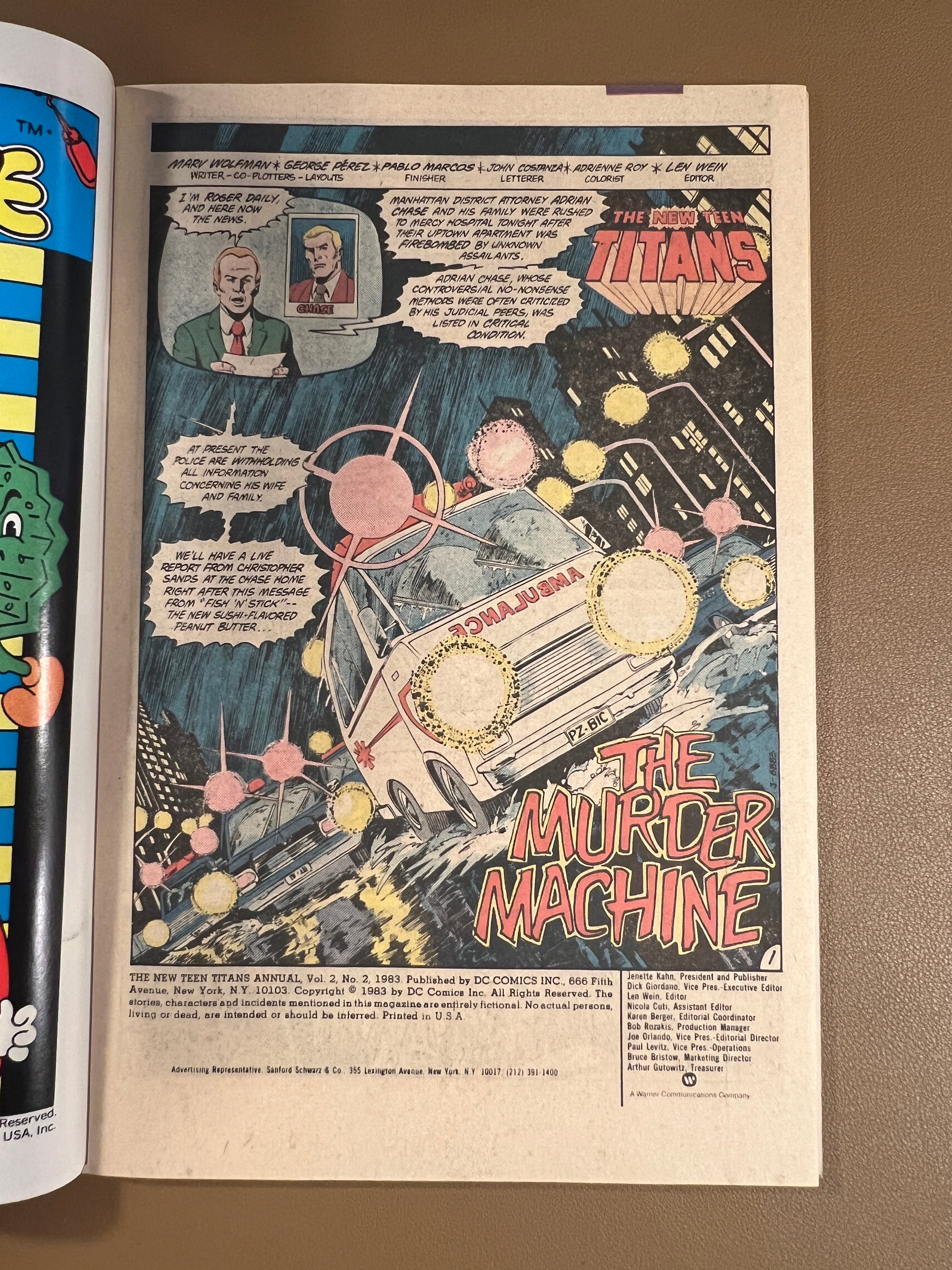 NEW TEEN TITANS ANNUAL #2 (1983)