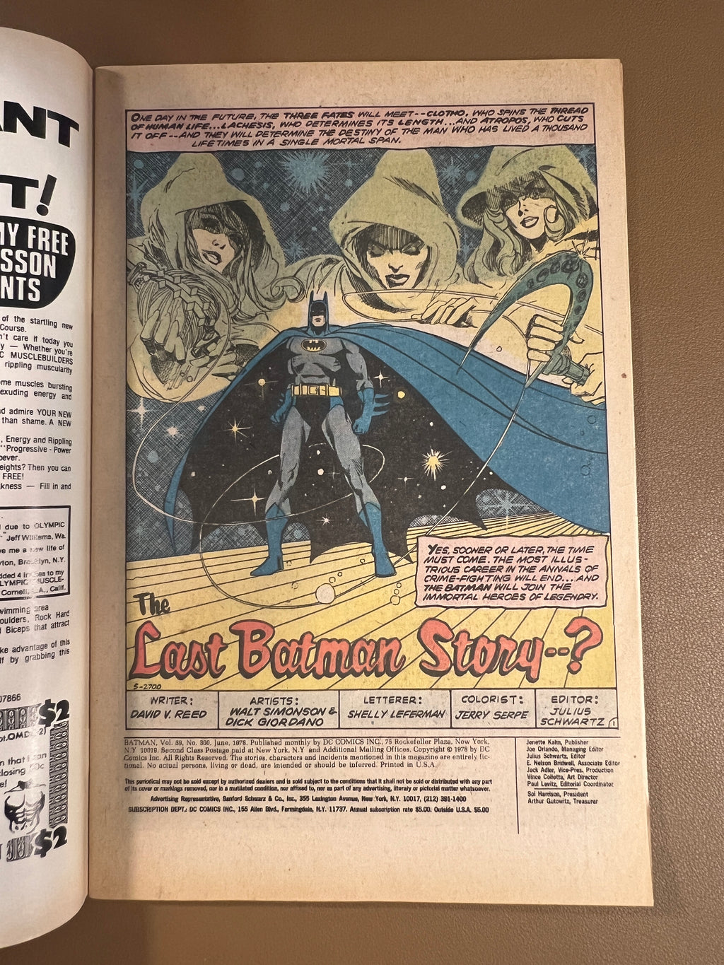 BATMAN #300 (June 1978) – SPECIAL 300TH ISSUE – ICONIC MILESTONE ISSUE!