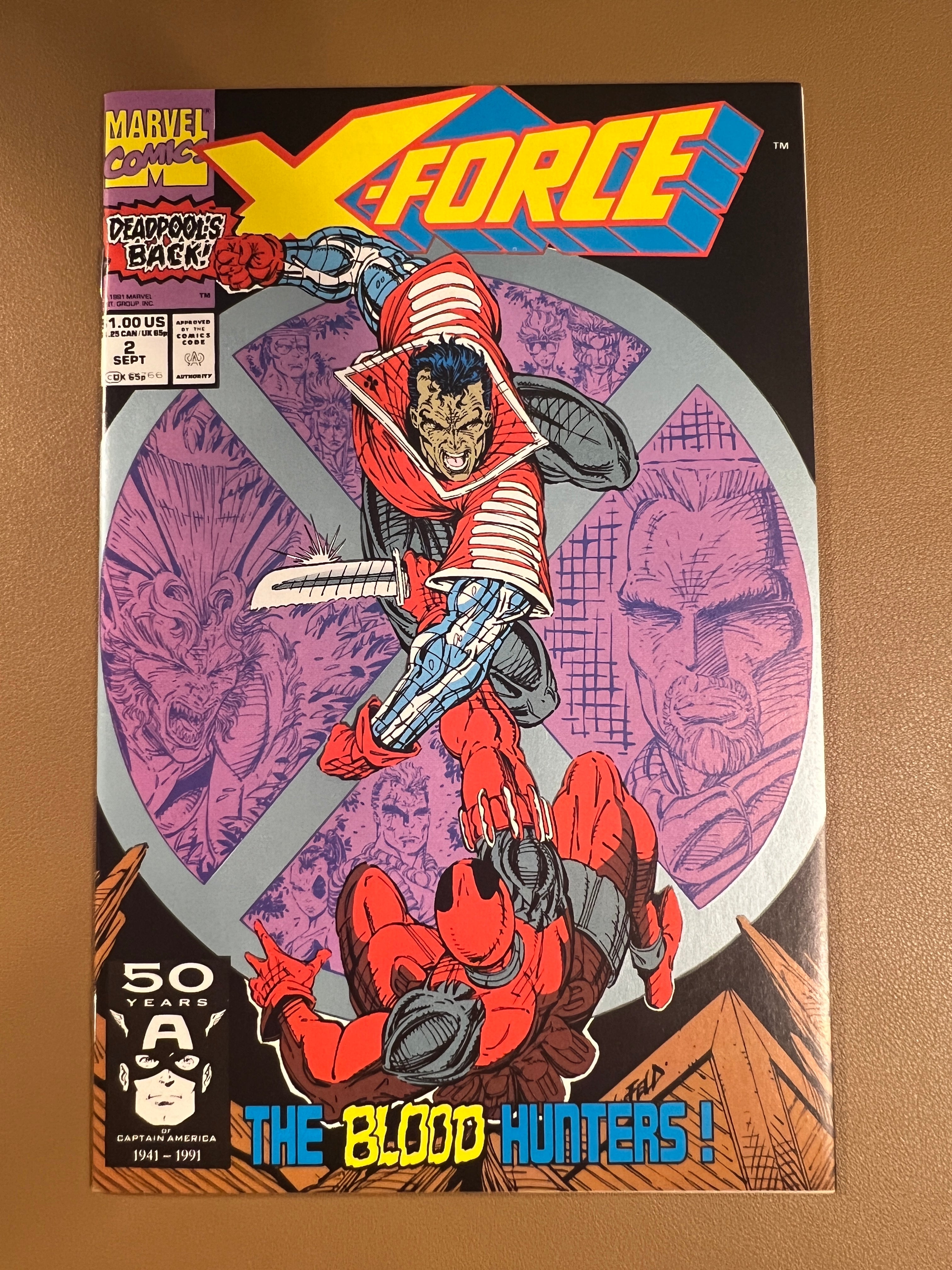 X-FORCE #2 (1991) – DEADPOOL APPEARANCE