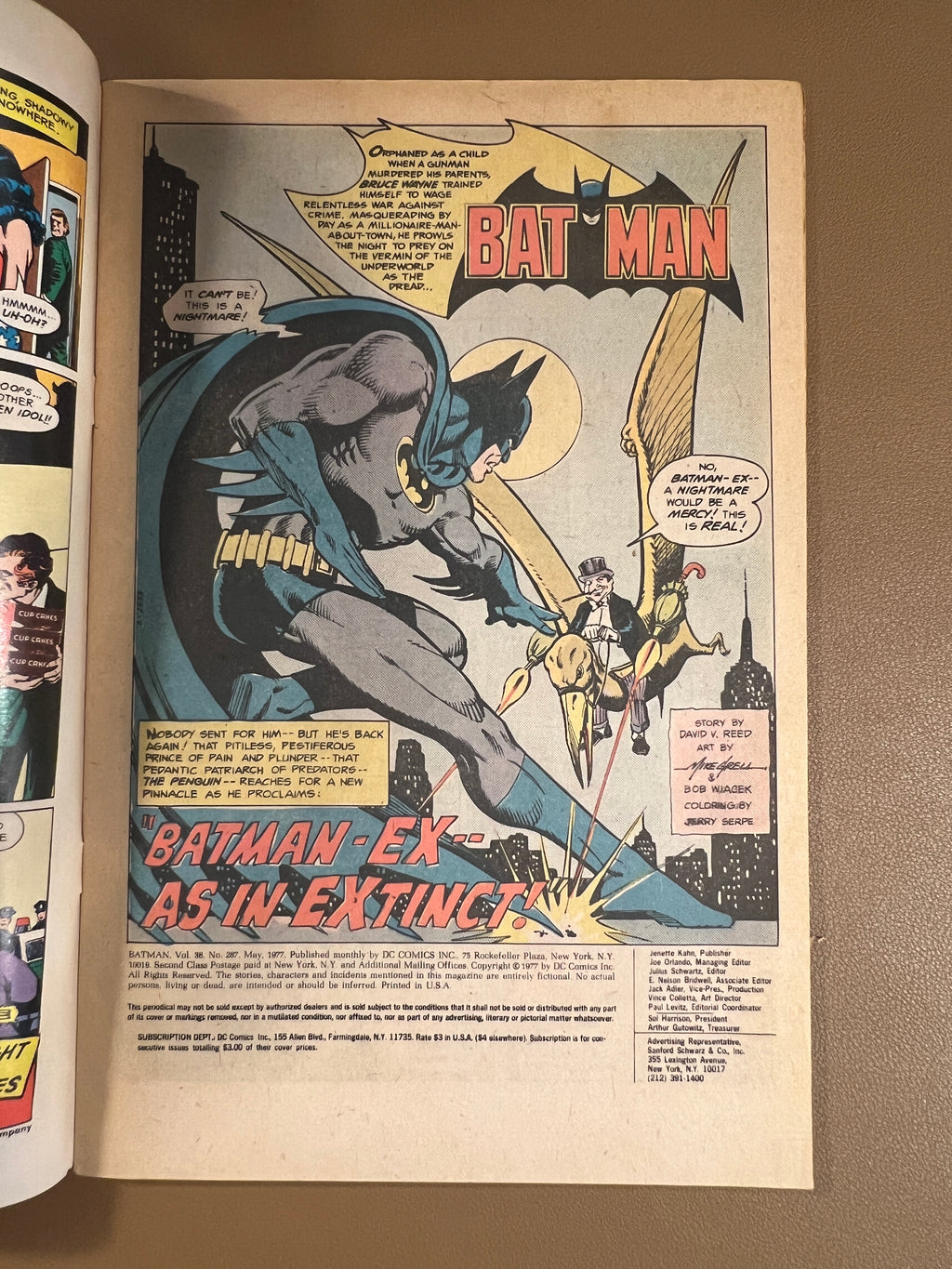 BATMAN #287 (1977) – THE PENGUIN RETURNS!