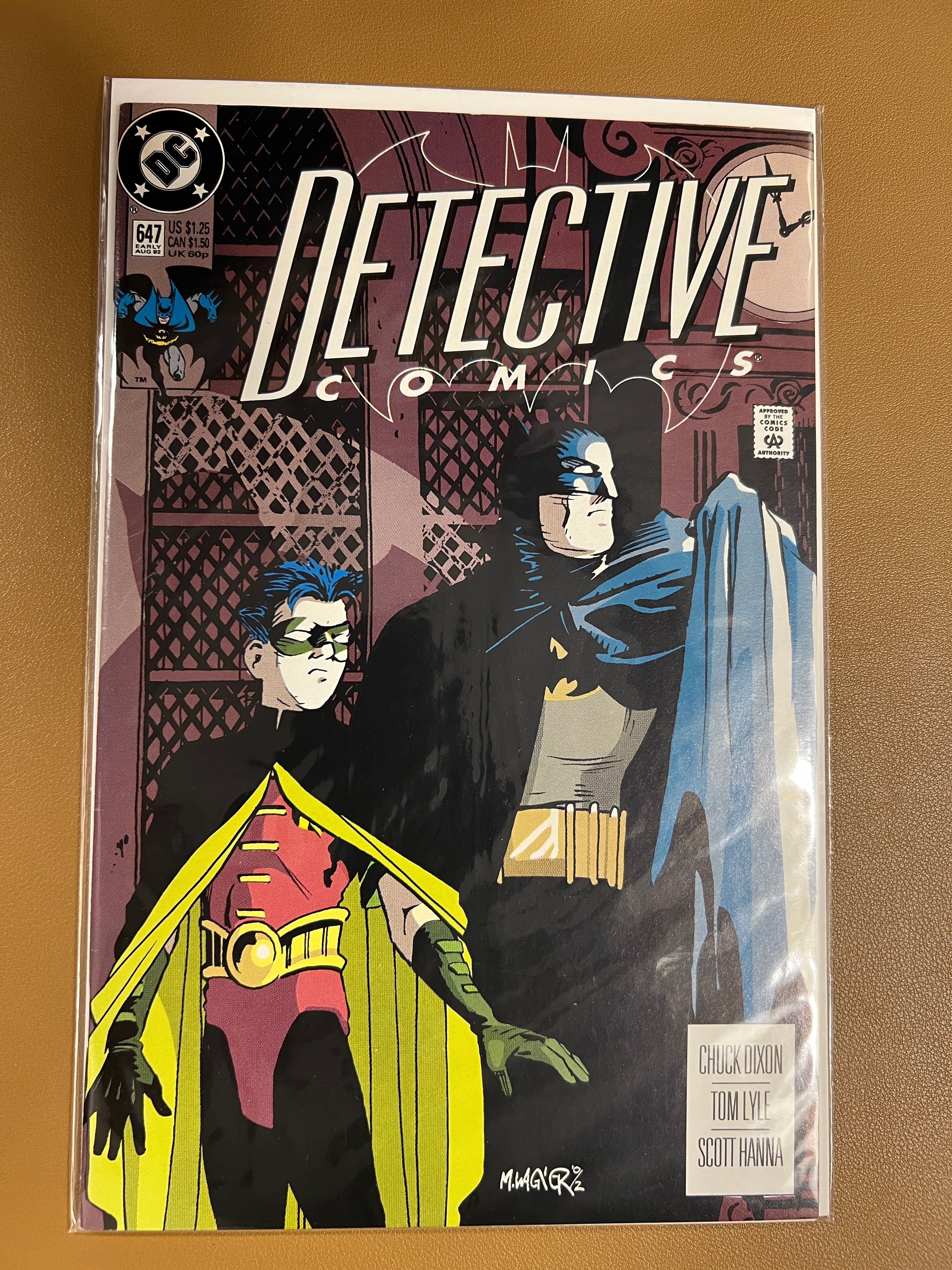 DETECTIVE COMICS #647 (1992) – BATMAN & ROBIN – CLASSIC DC COVER