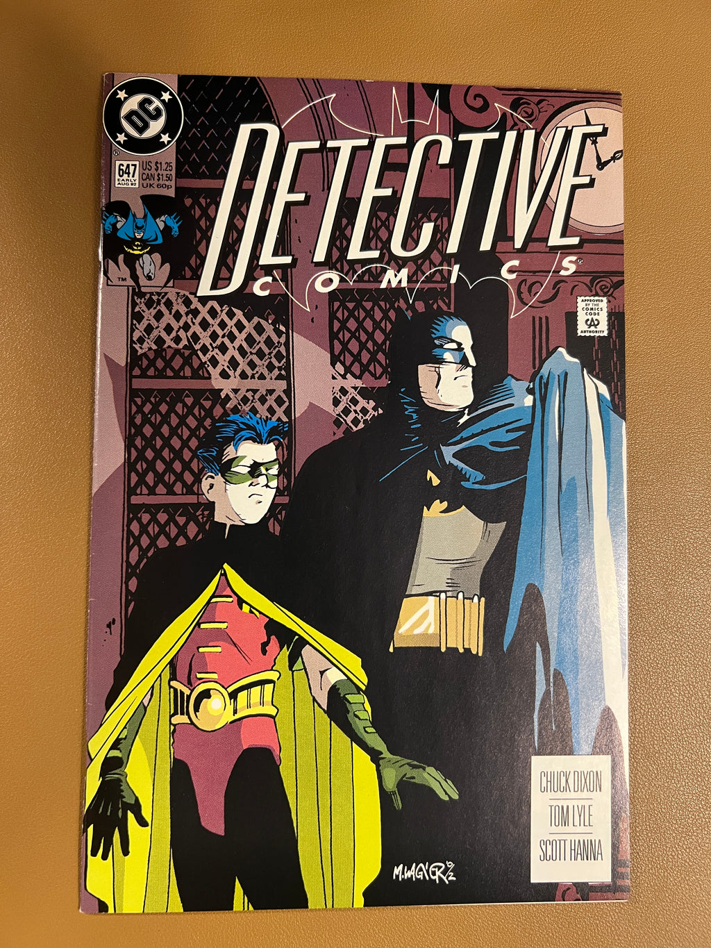 DETECTIVE COMICS #647 (1992) – BATMAN & ROBIN – CLASSIC DC COVER
