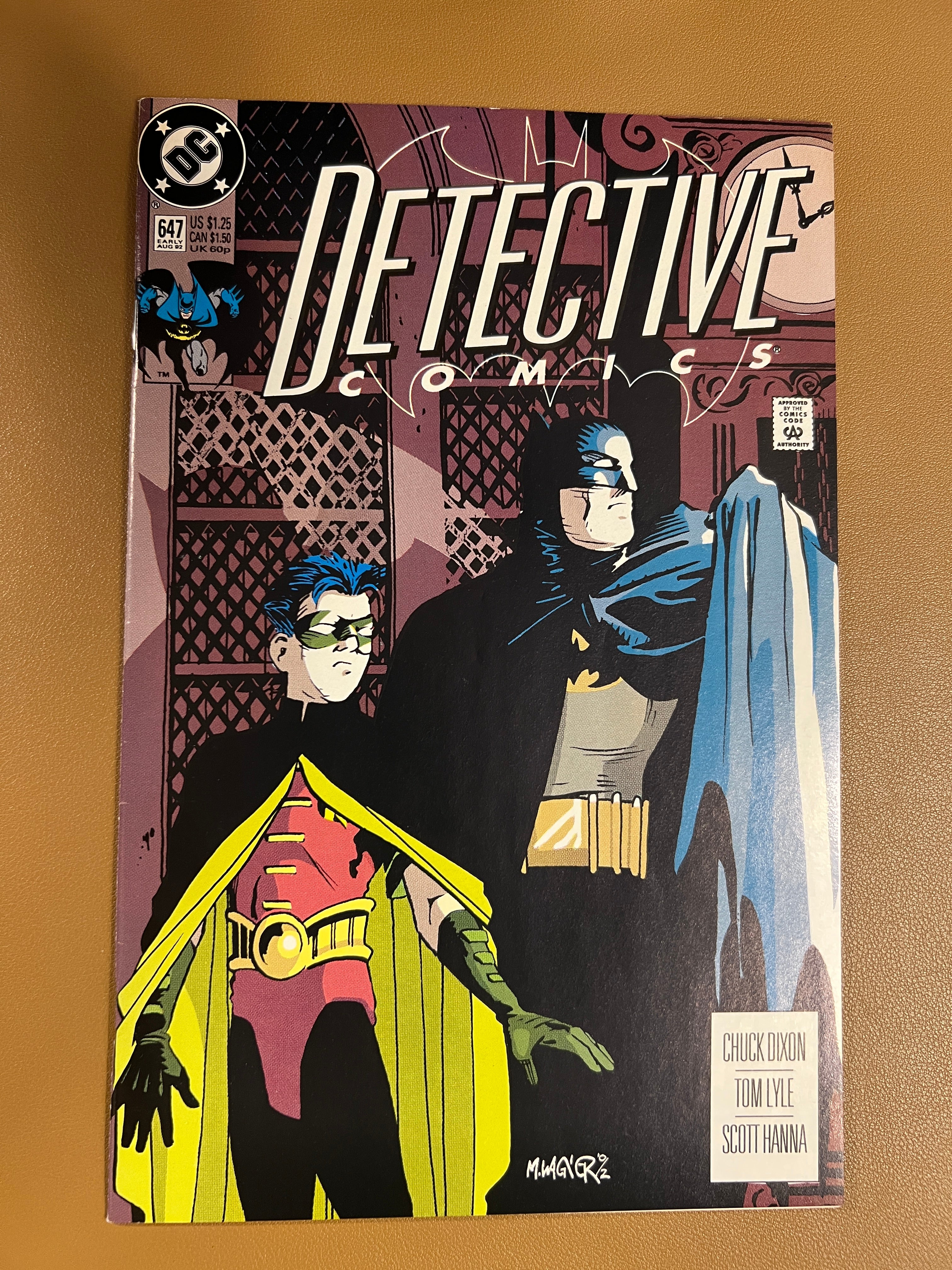 DETECTIVE COMICS #647 (1992) – BATMAN & ROBIN – CLASSIC DC COVER
