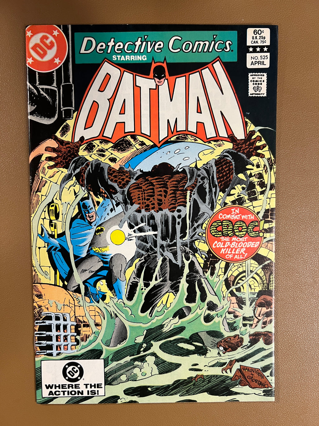 DETECTIVE COMICS #525 (1983) – BATMAN vs CROCODILE – BRONZE AGE DC CLASSIC!