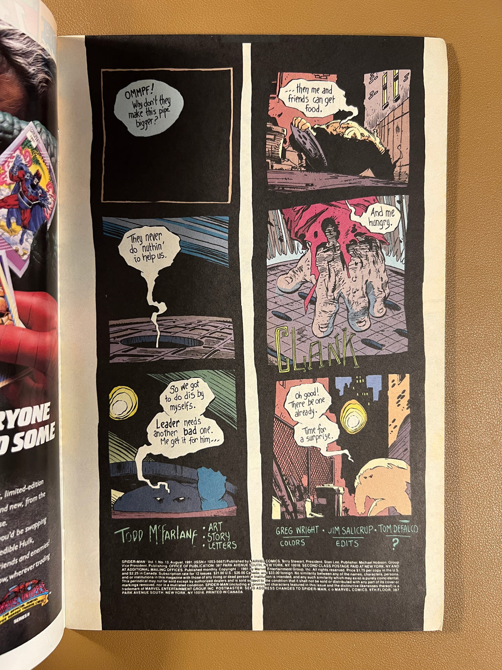 SPIDER-MAN #13 (1991) – TODD McFARLANE COVER & STORY