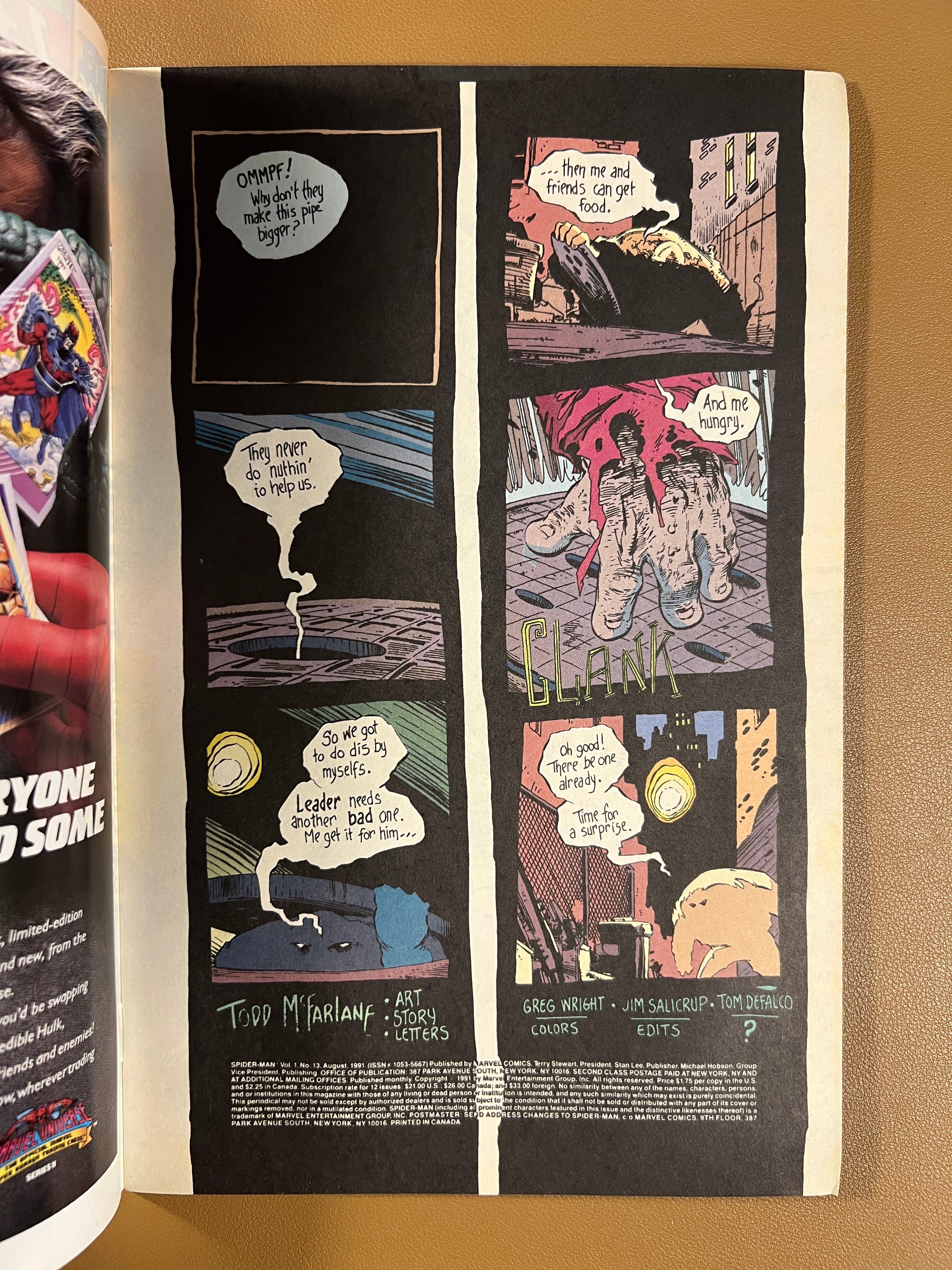 SPIDER-MAN #13 (1991) – TODD McFARLANE COVER & STORY