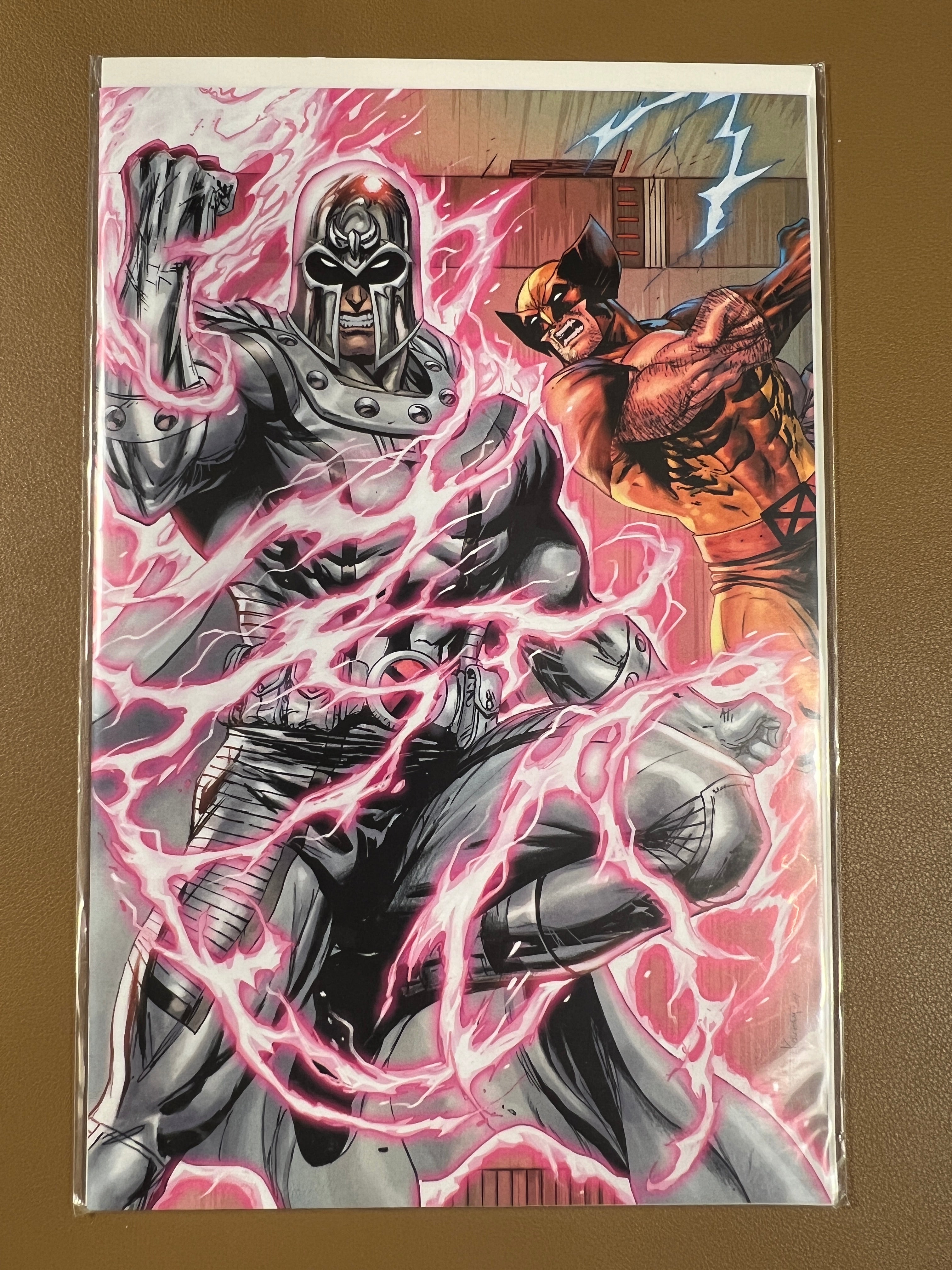 Wolverine #2 Tyler Kirkham - 2024 NYCC - Unknown Comics - Danger Room Homage - Color Change Connecting Virgin