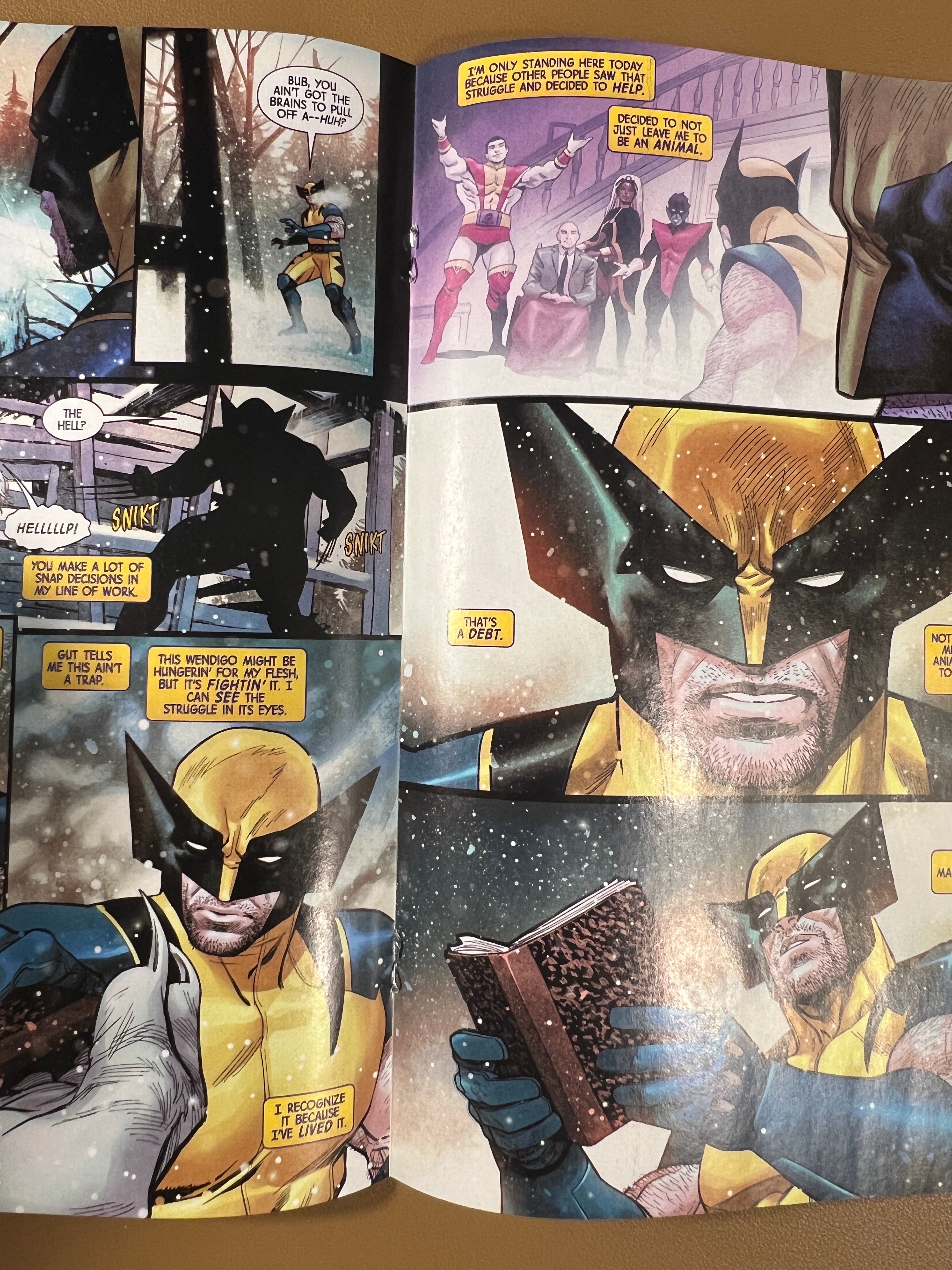 Wolverine #2 Tyler Kirkham - 2024 NYCC - Unknown Comics - Danger Room Homage - Color Change Connecting Virgin