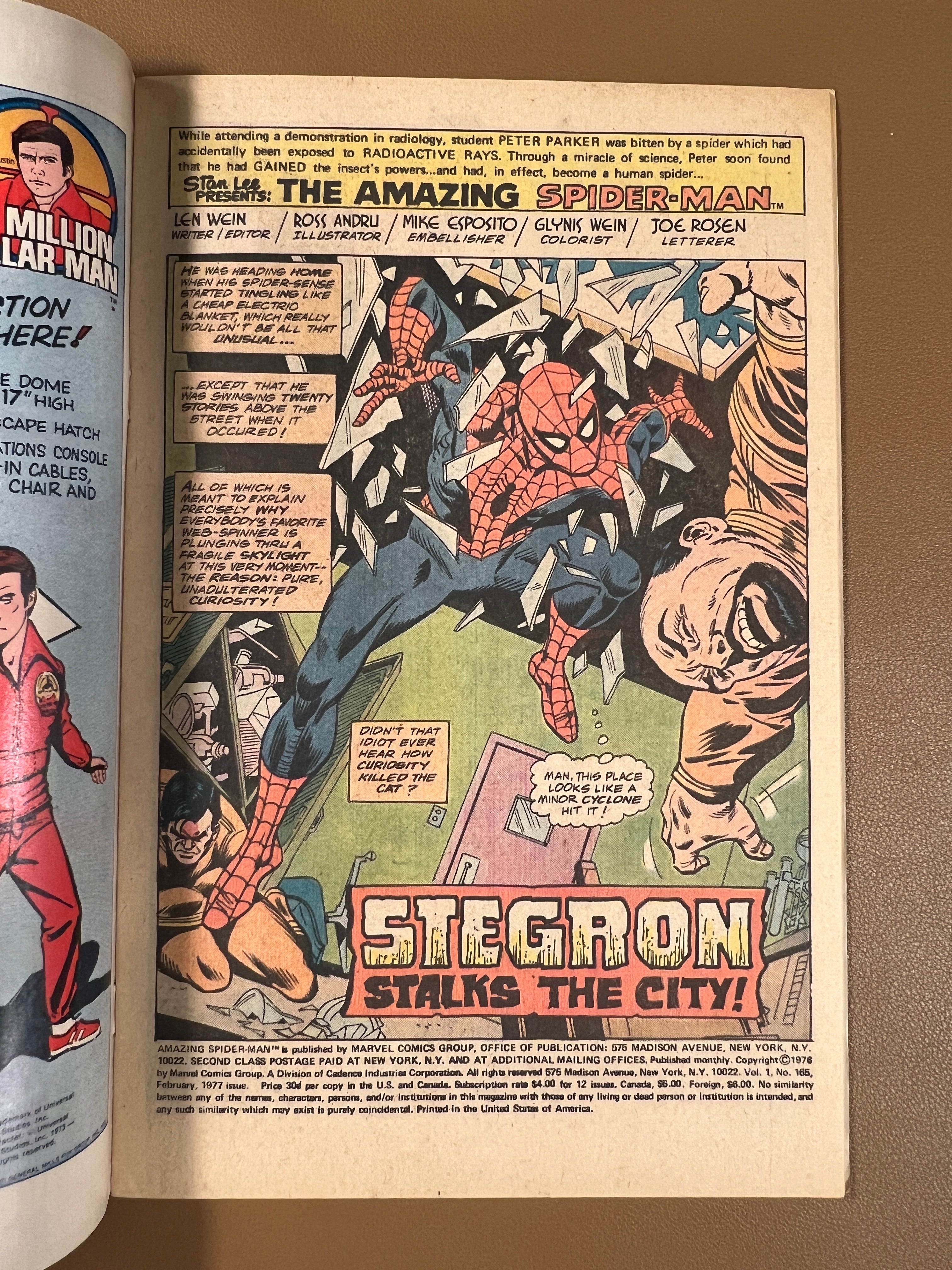 THE AMAZING SPIDER-MAN #165 (1977)