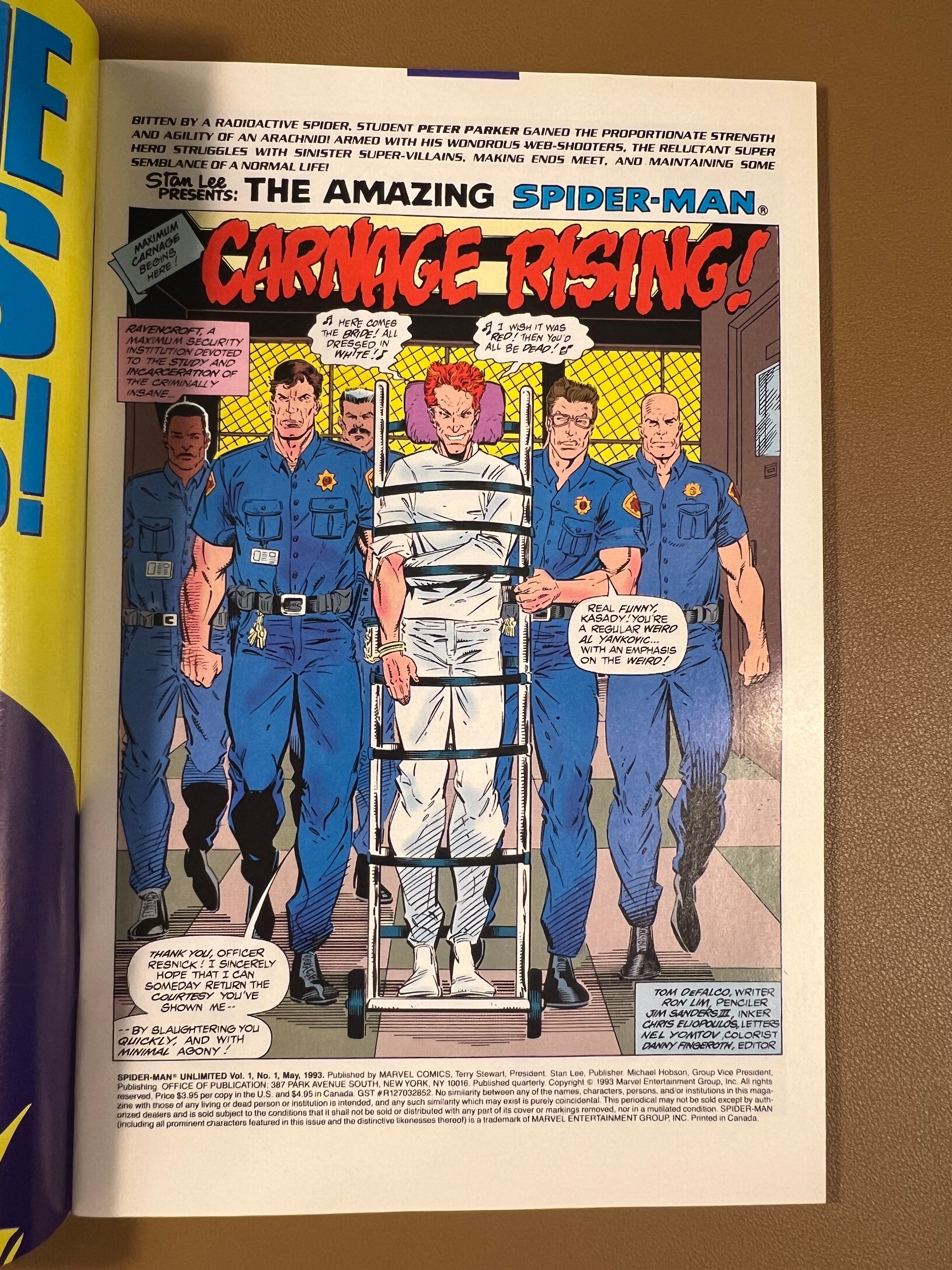 SPIDER-MAN UNLIMITED #1 (1993)