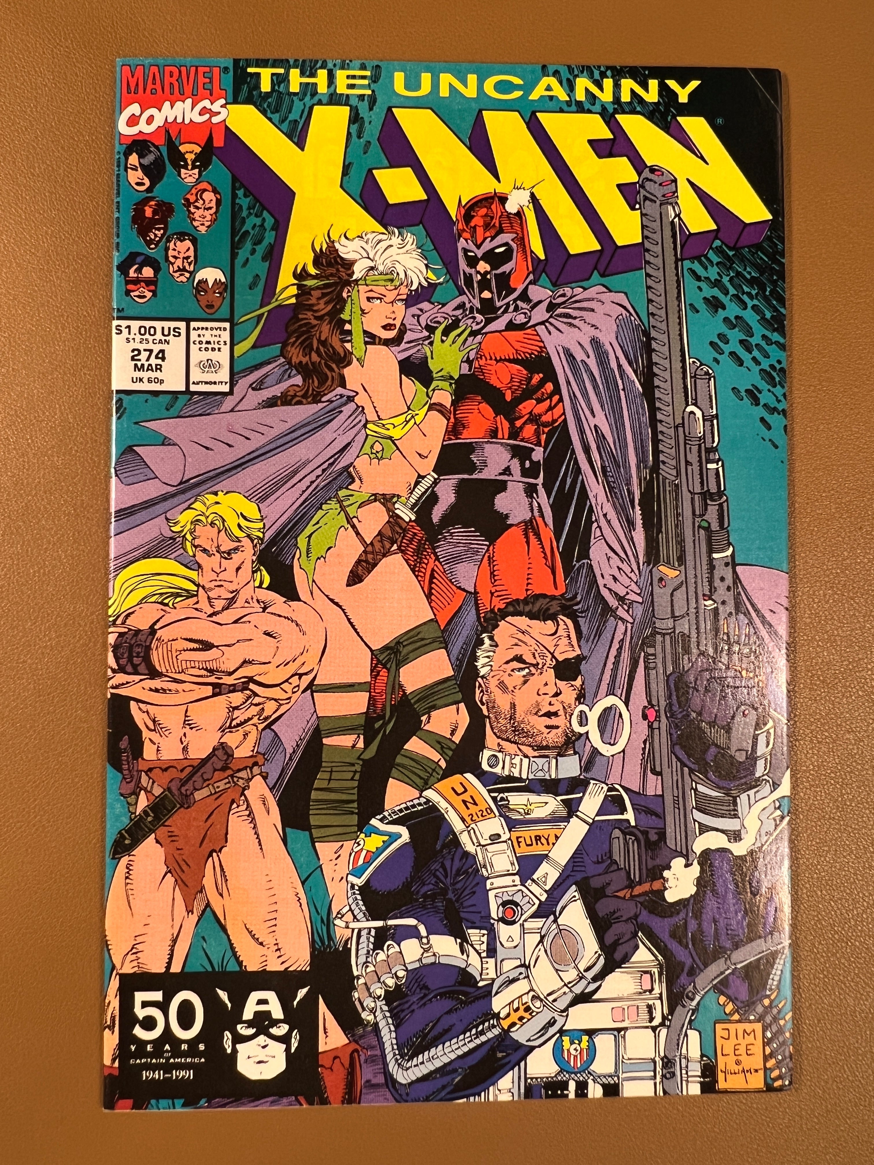 X-MEN #274 (1991) – ICONIC JIM LEE ERA COVER