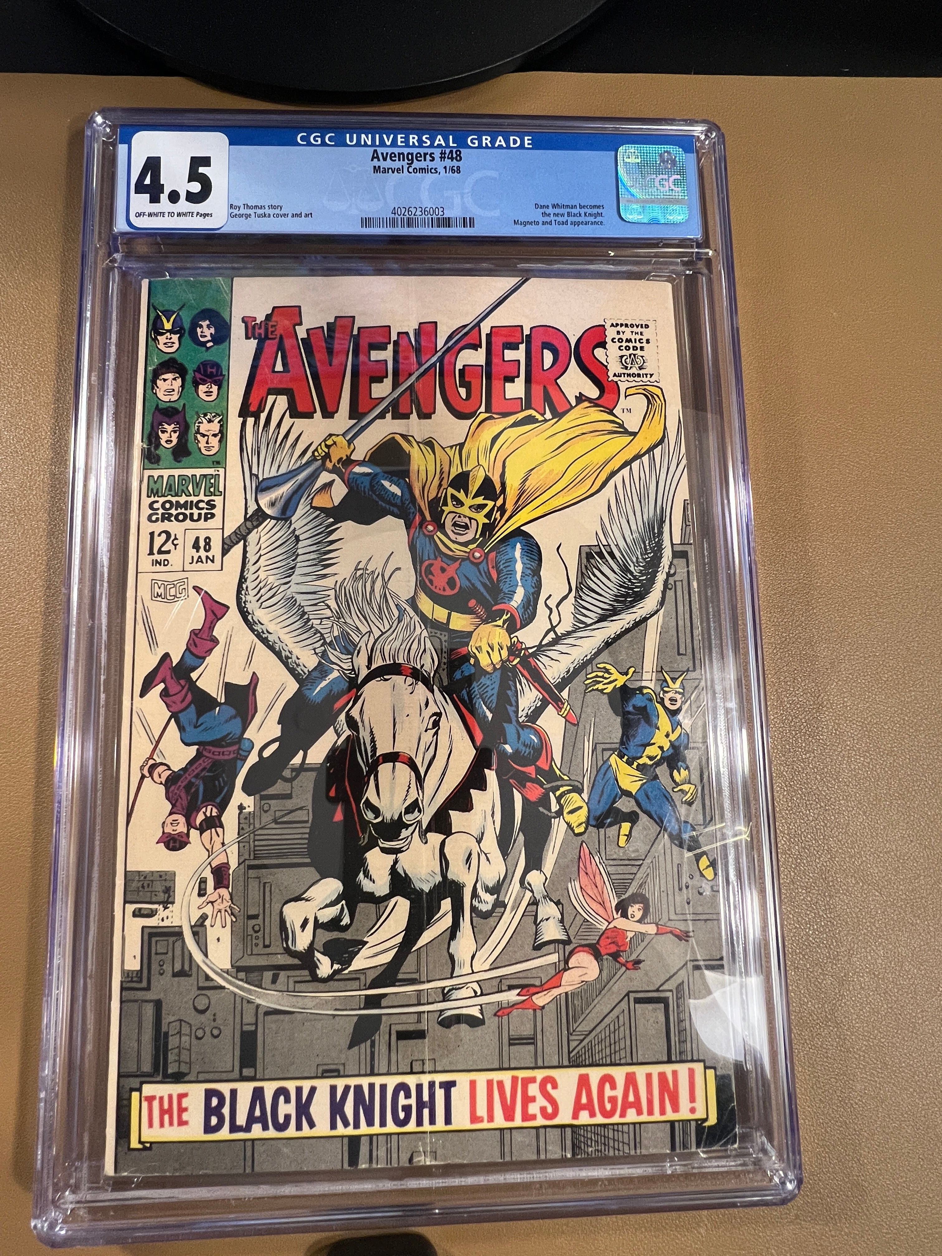 THE AVENGERS #48 (1968) – CGC 4.5