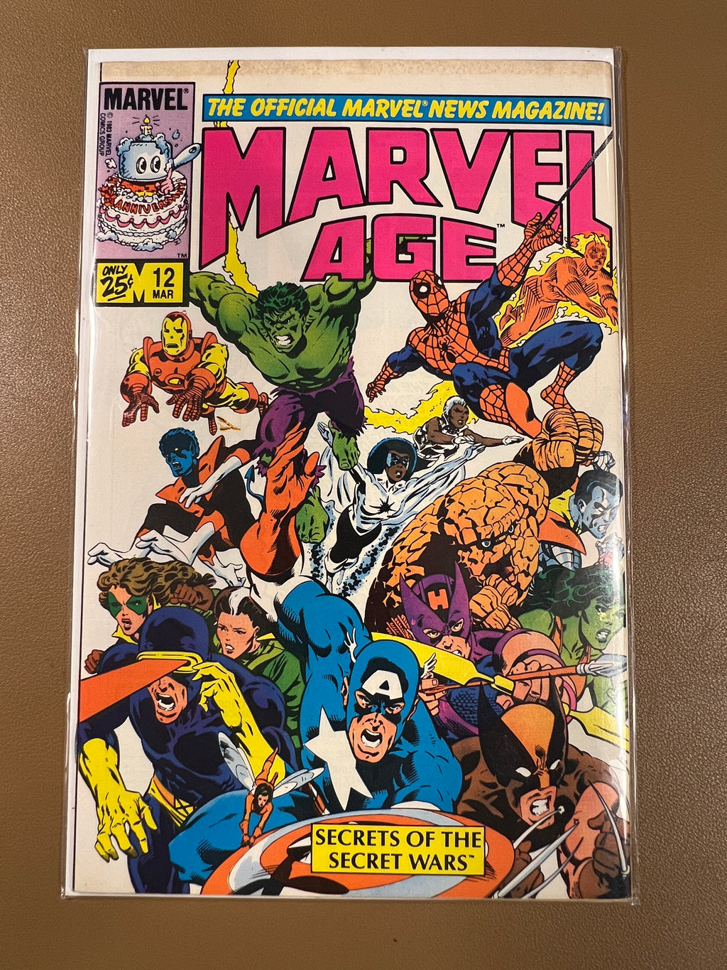 MARVEL AGE #12 (1984) – BLACK SUIT PREVIEW