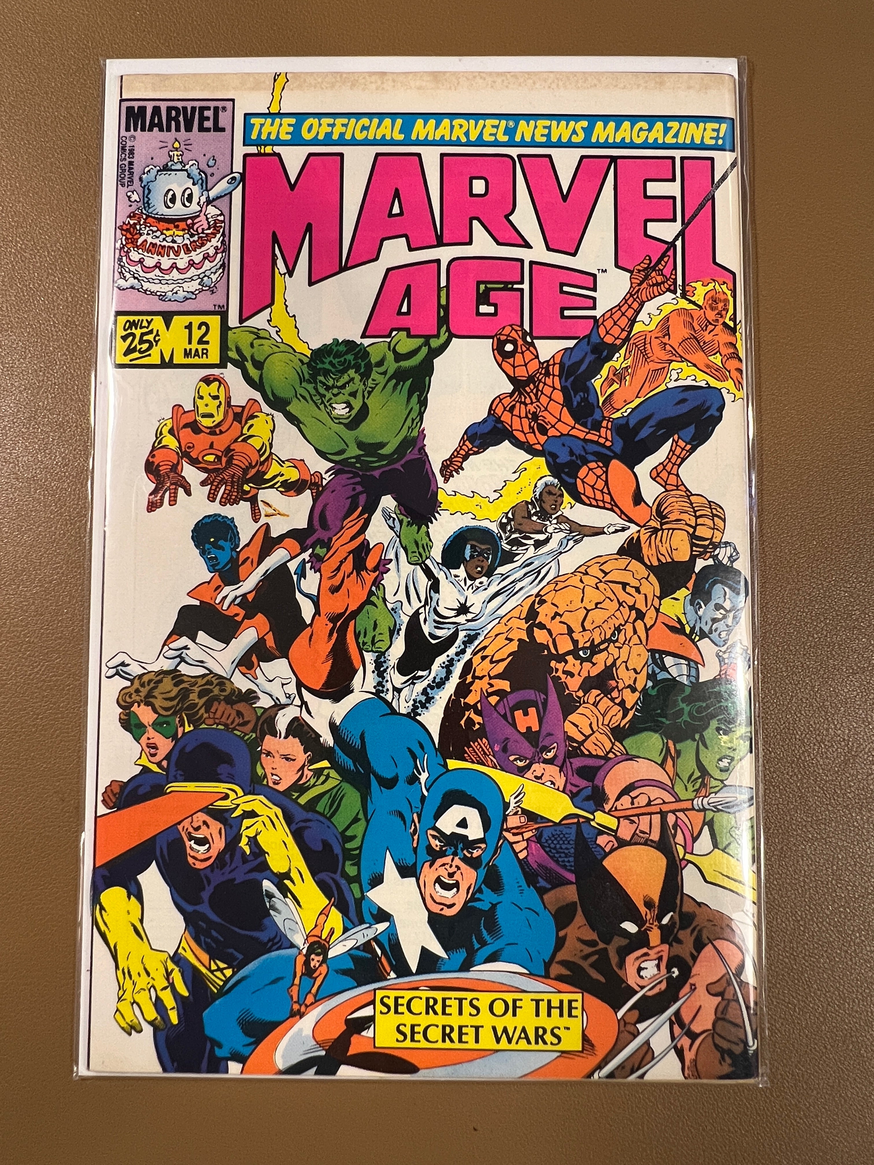 MARVEL AGE #12 (1984) – BLACK SUIT PREVIEW