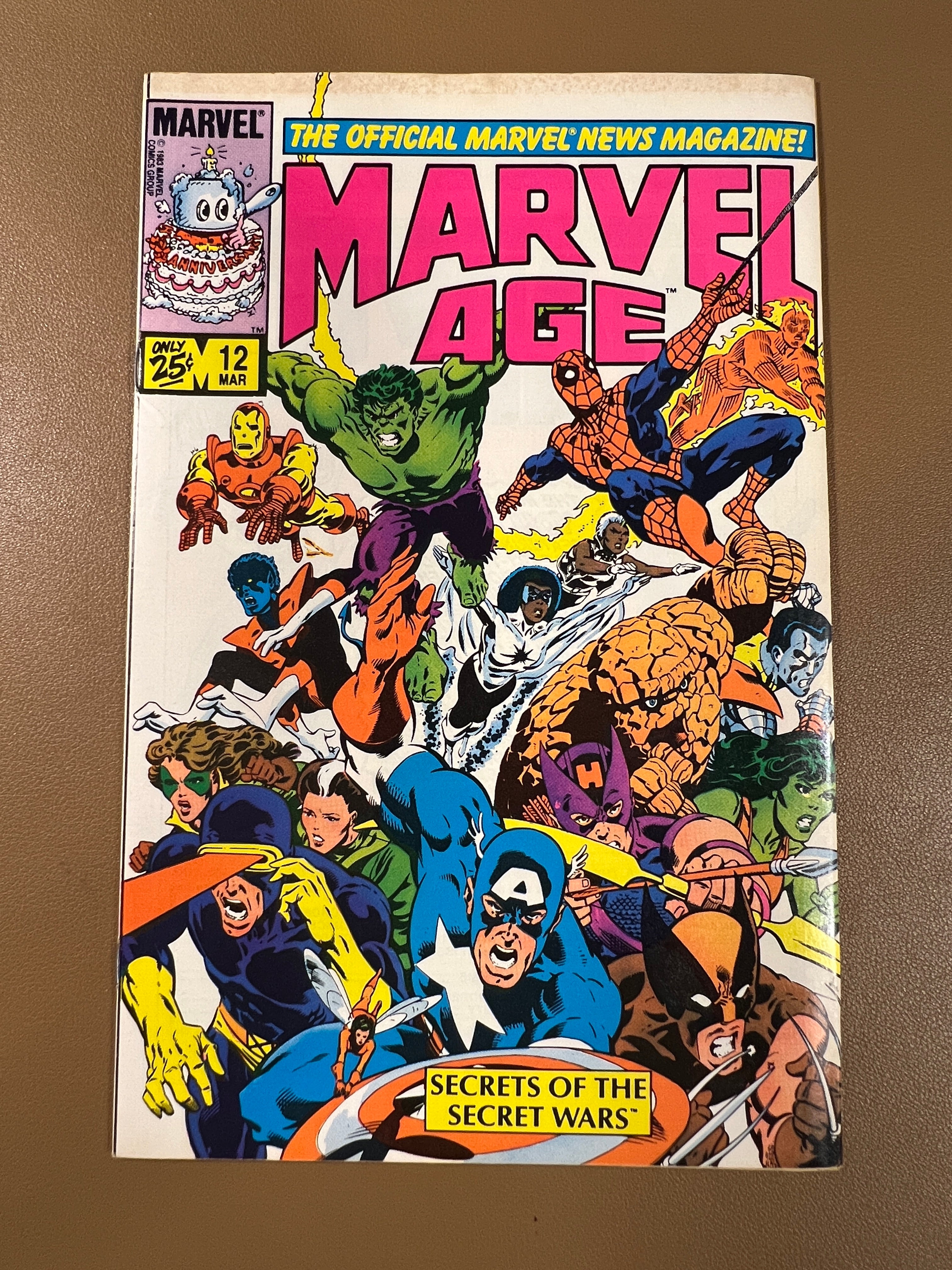 MARVEL AGE #12 (1984) – BLACK SUIT PREVIEW