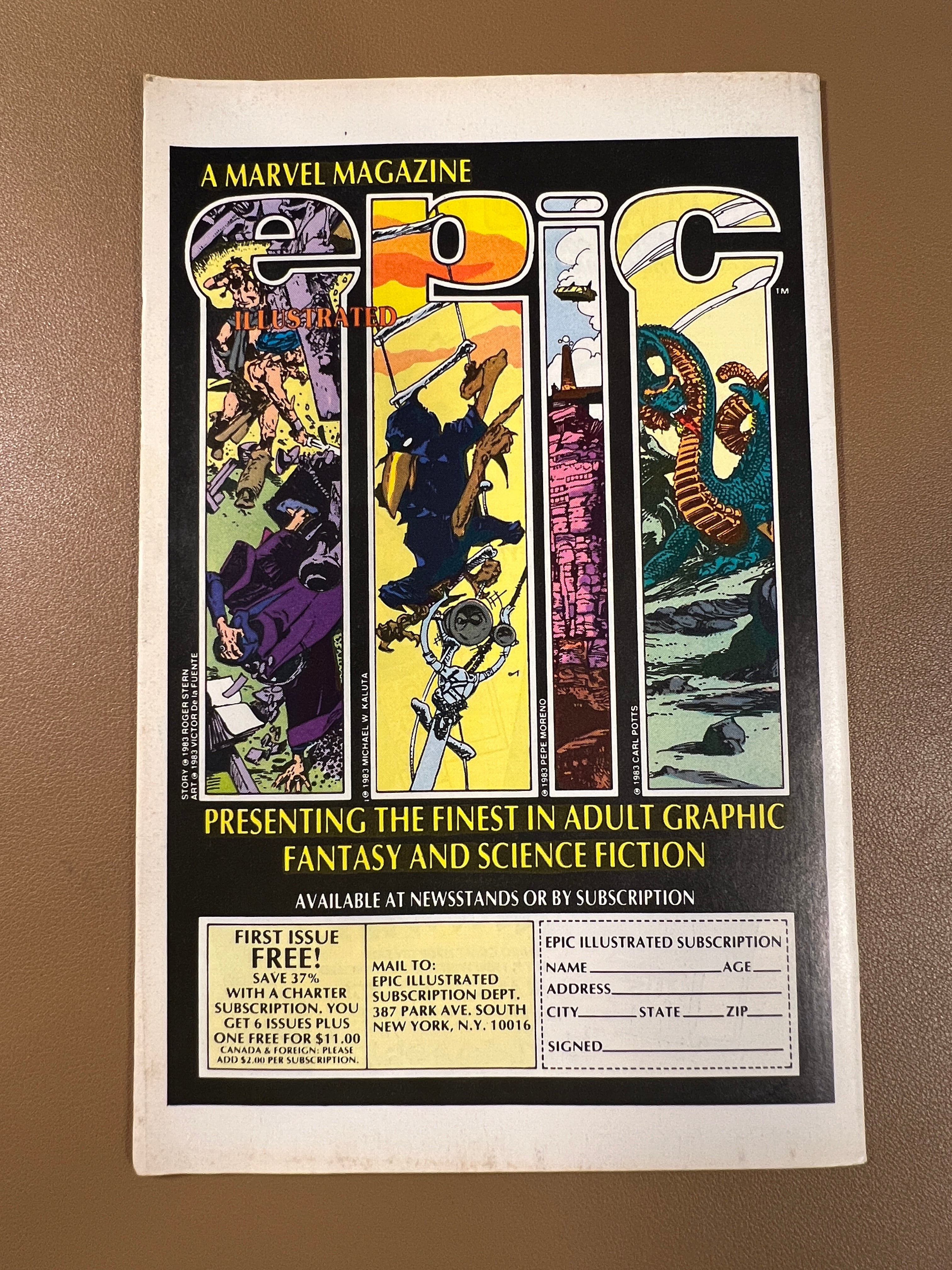 MARVEL AGE #12 (1984) – BLACK SUIT PREVIEW