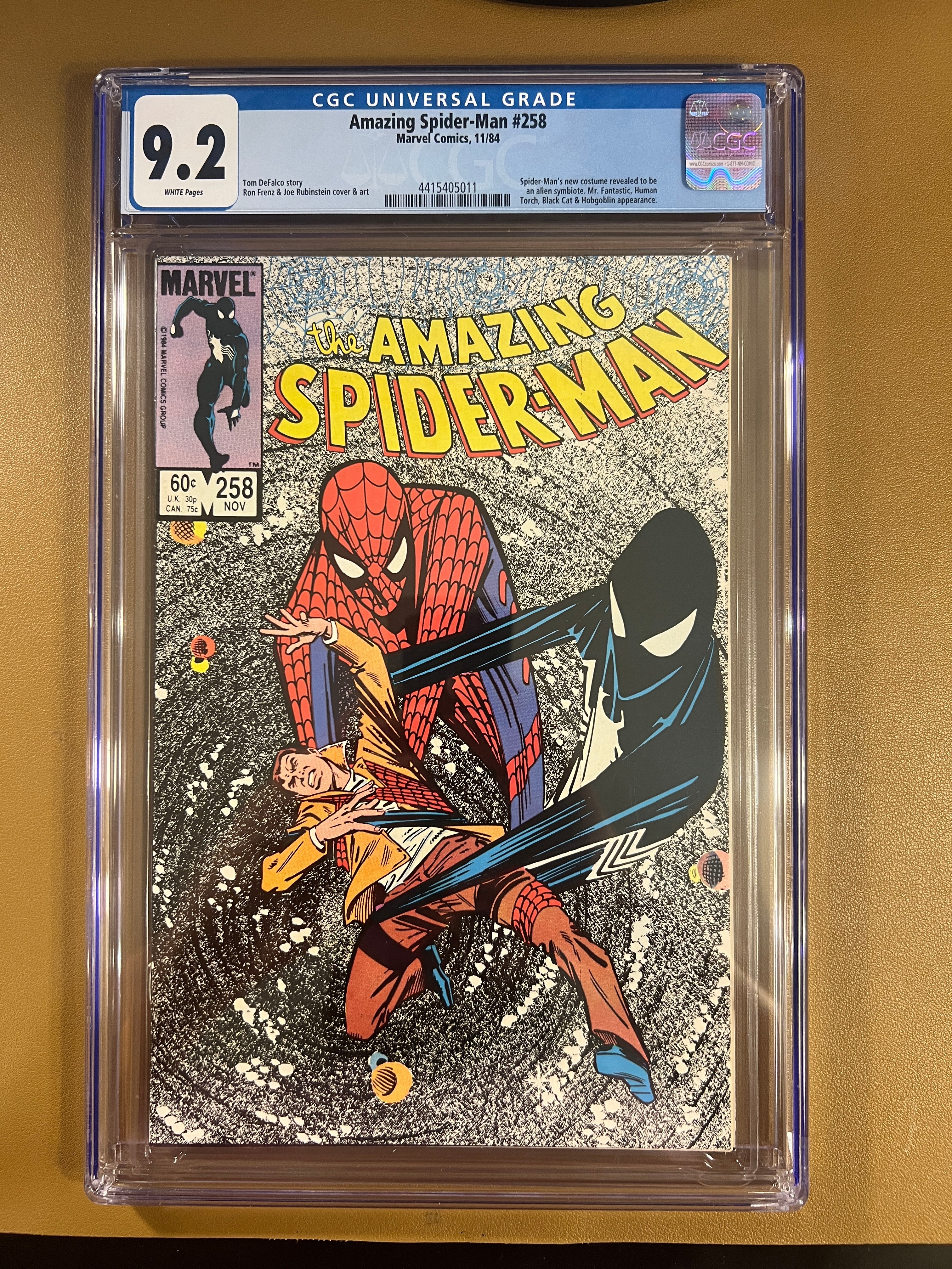 AMAZING SPIDER-MAN #258 CGC 9.2
