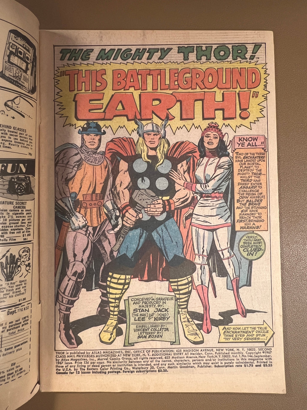 THE MIGHTY THOR #144 (1967)