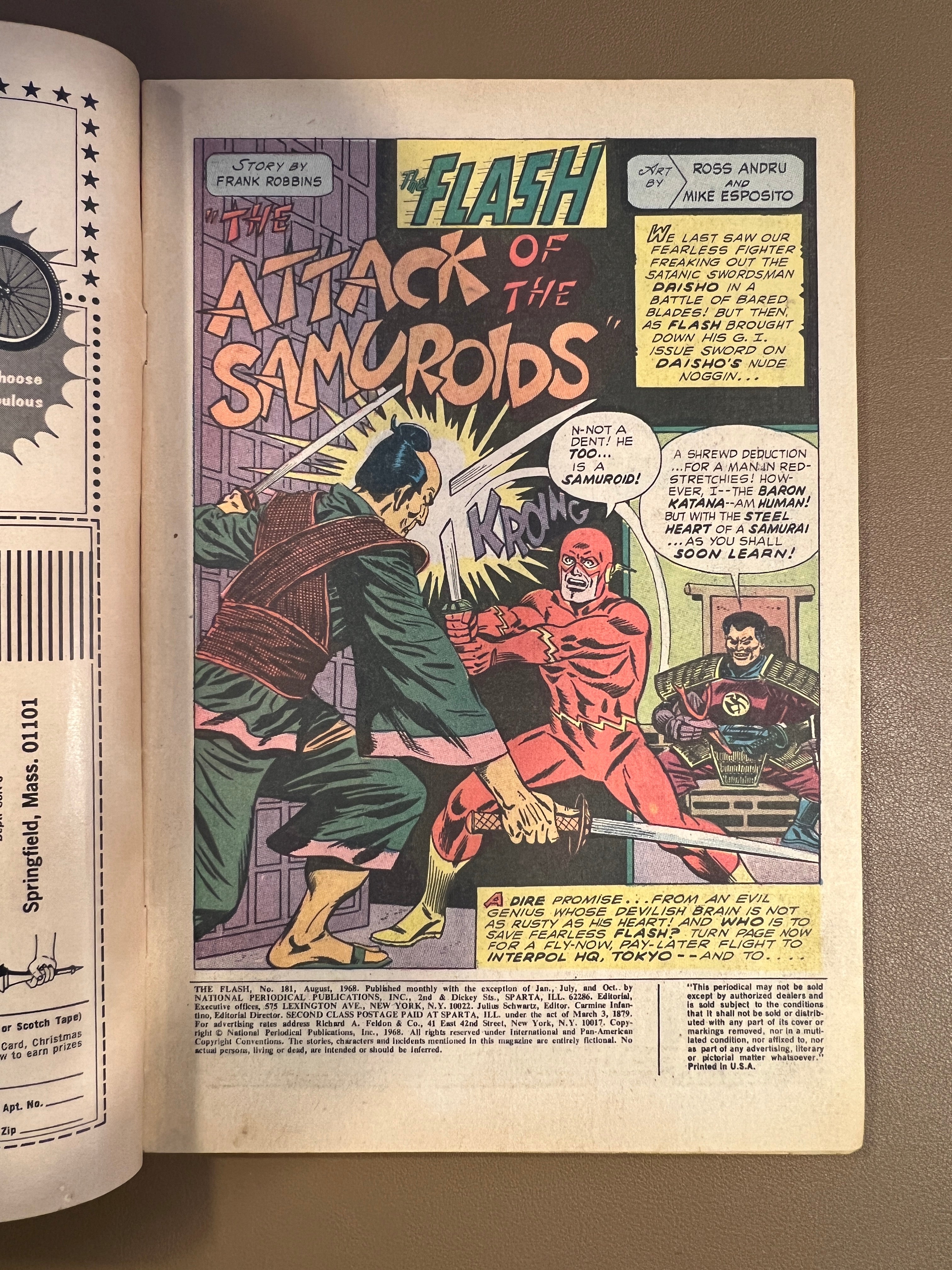 The Flash #181 (Aug 1968)