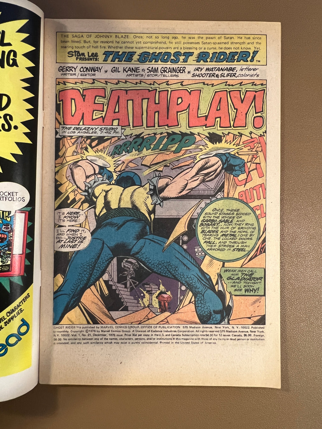 GHOST RIDER #21 (1976)