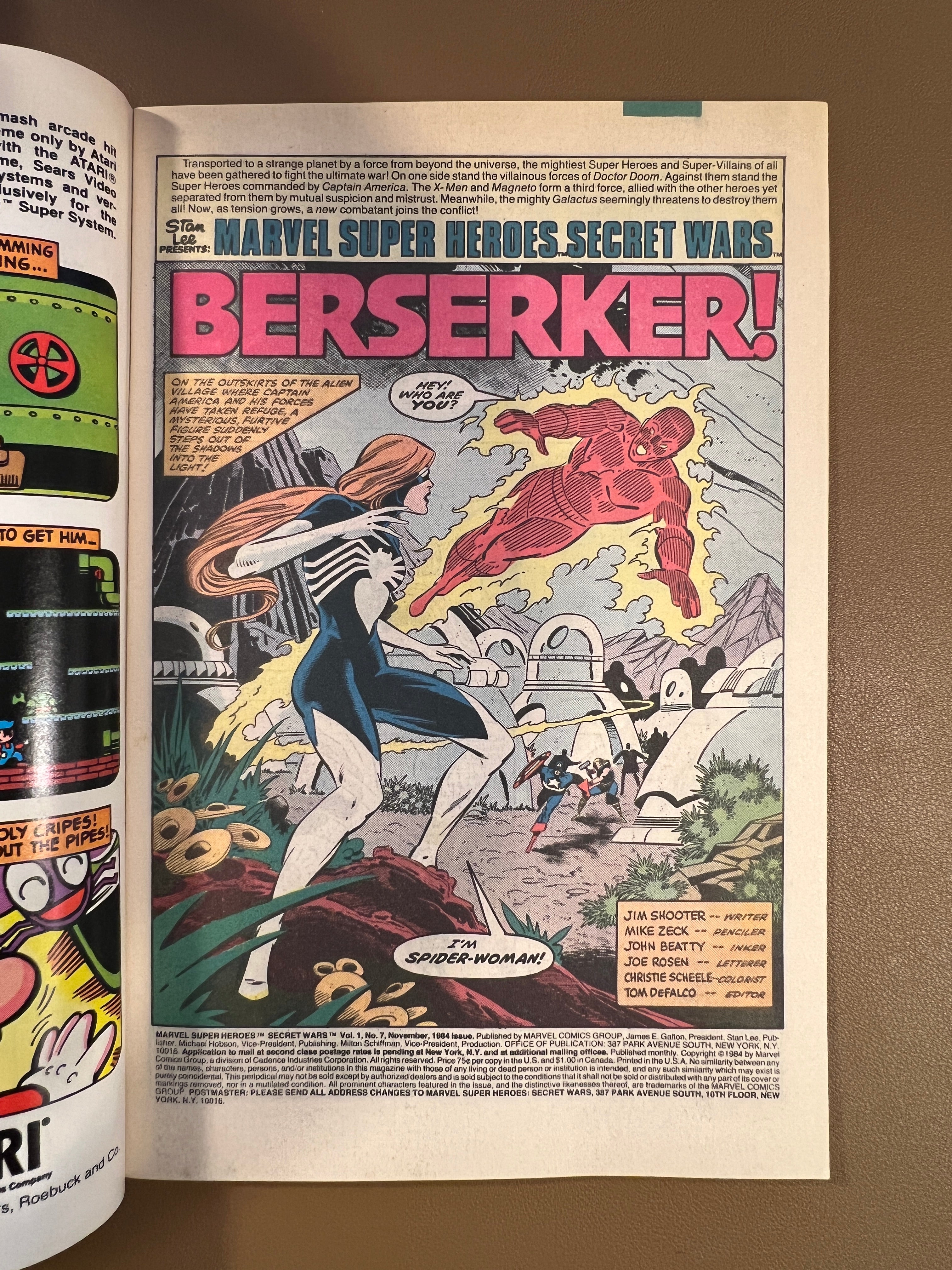 SECRET WARS #7 (1984)