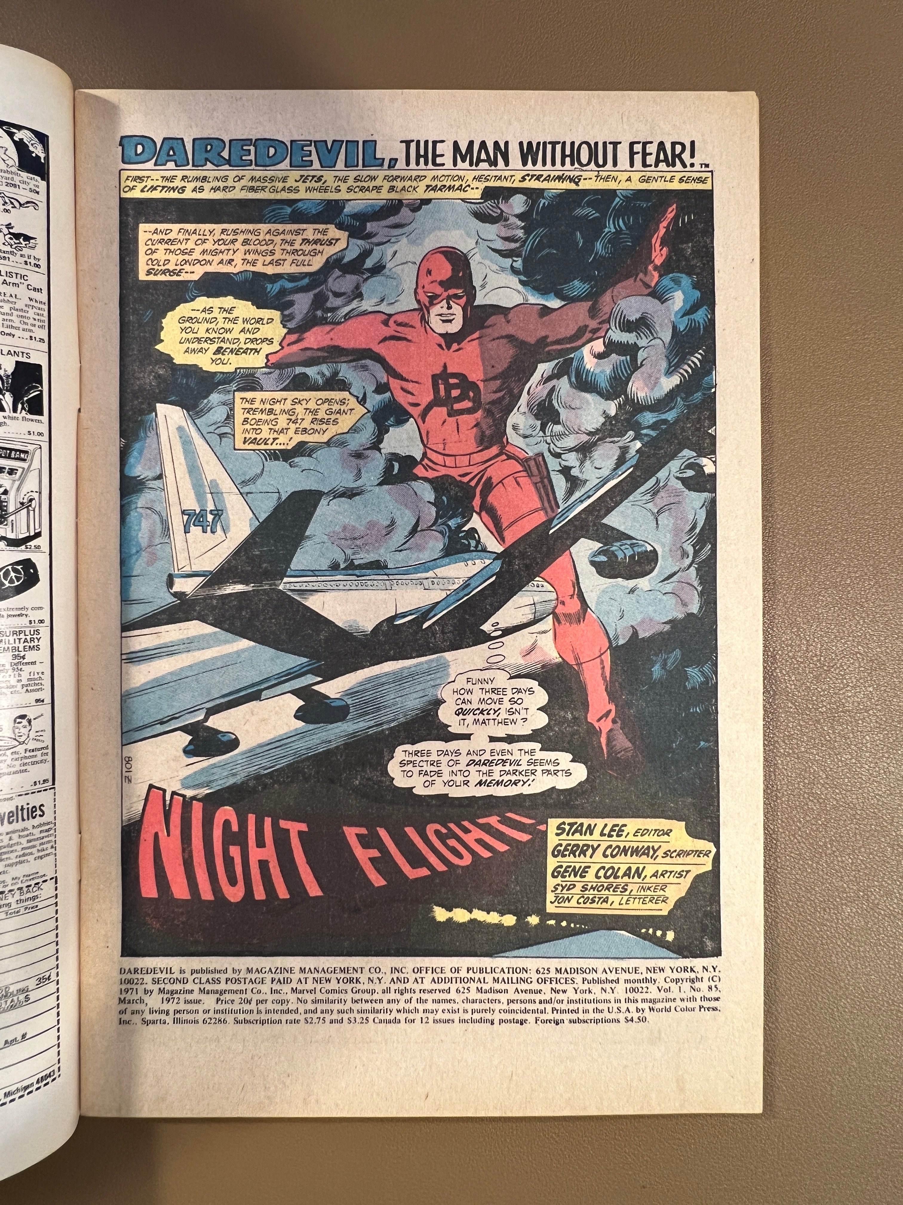 DAREDEVIL #85 (1972)