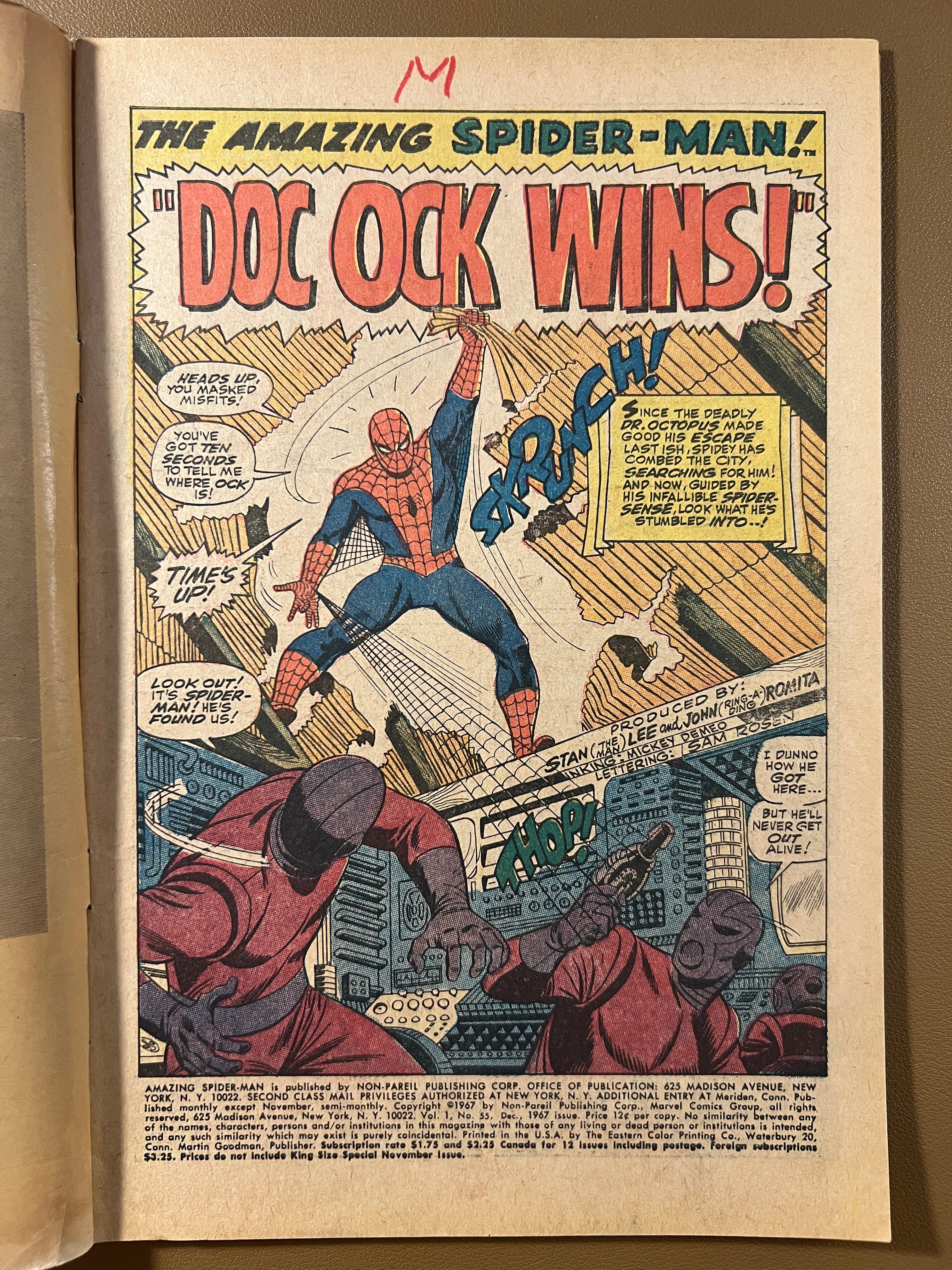 THE AMAZING SPIDER-MAN #55 (1967)
