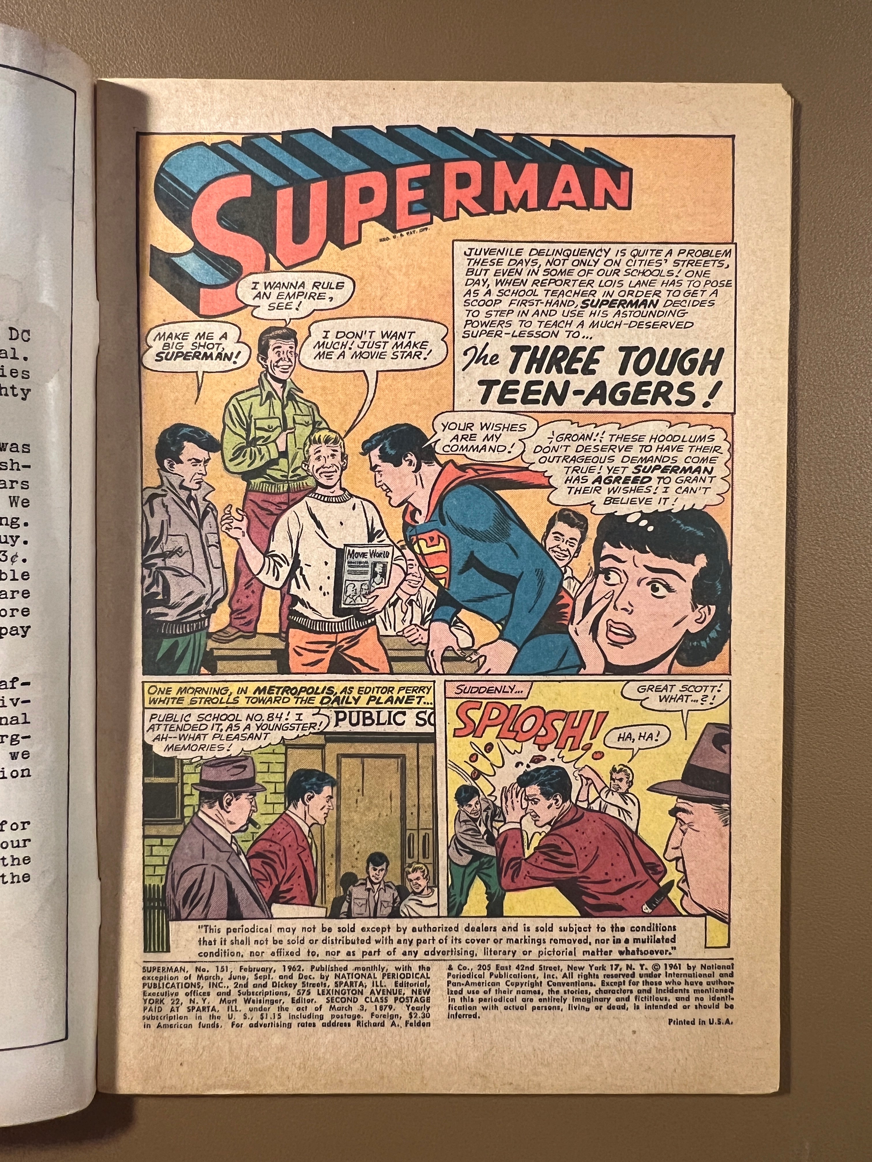 SUPERMAN #151 (1962)