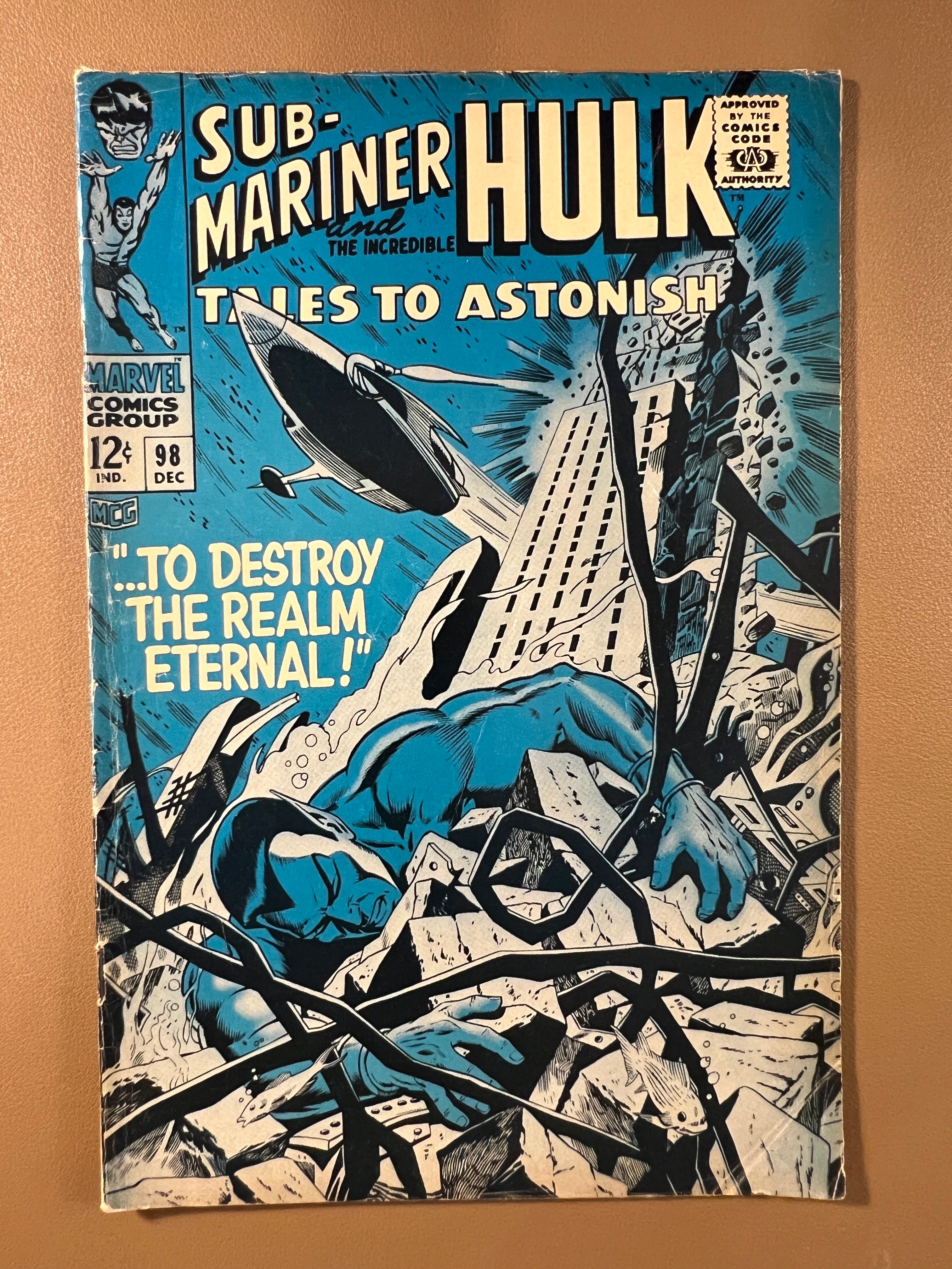 TALES TO ASTONISH #98 (1967) – SUB-MARINER & HULK