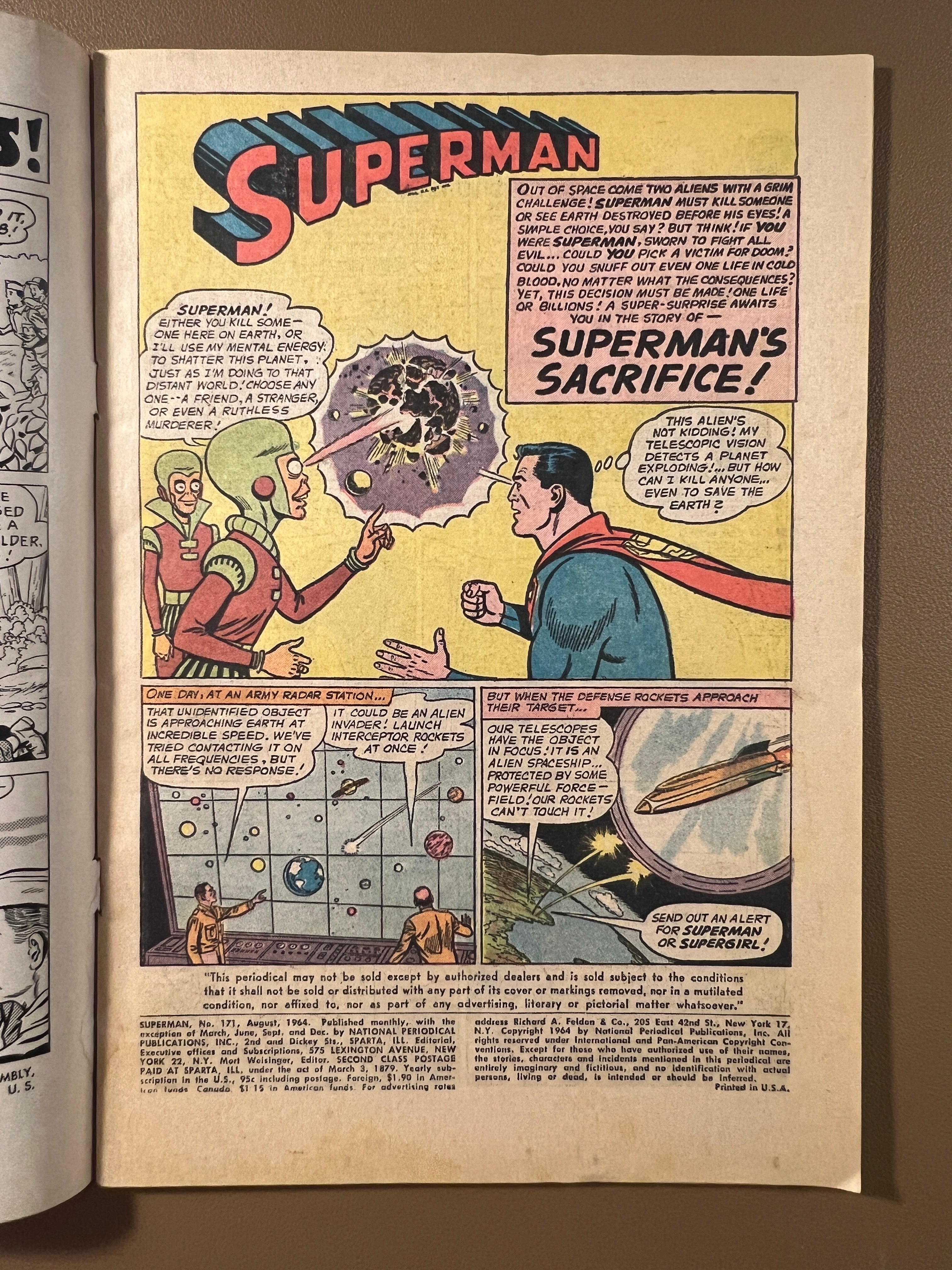 SUPERMAN #171 (1964)