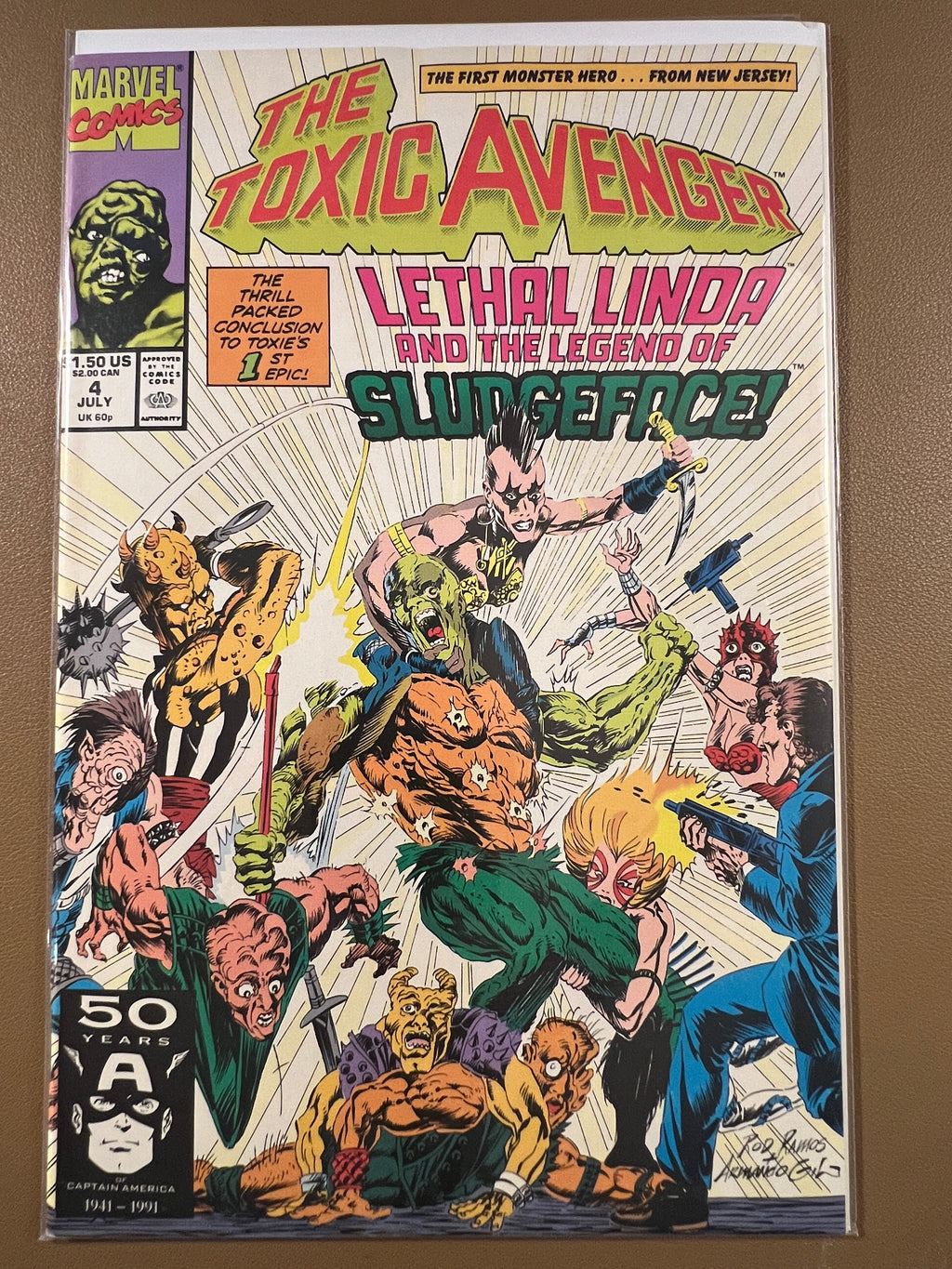 THE TOXIC AVENGER ISSUES #1-5, 7-8 (1991)