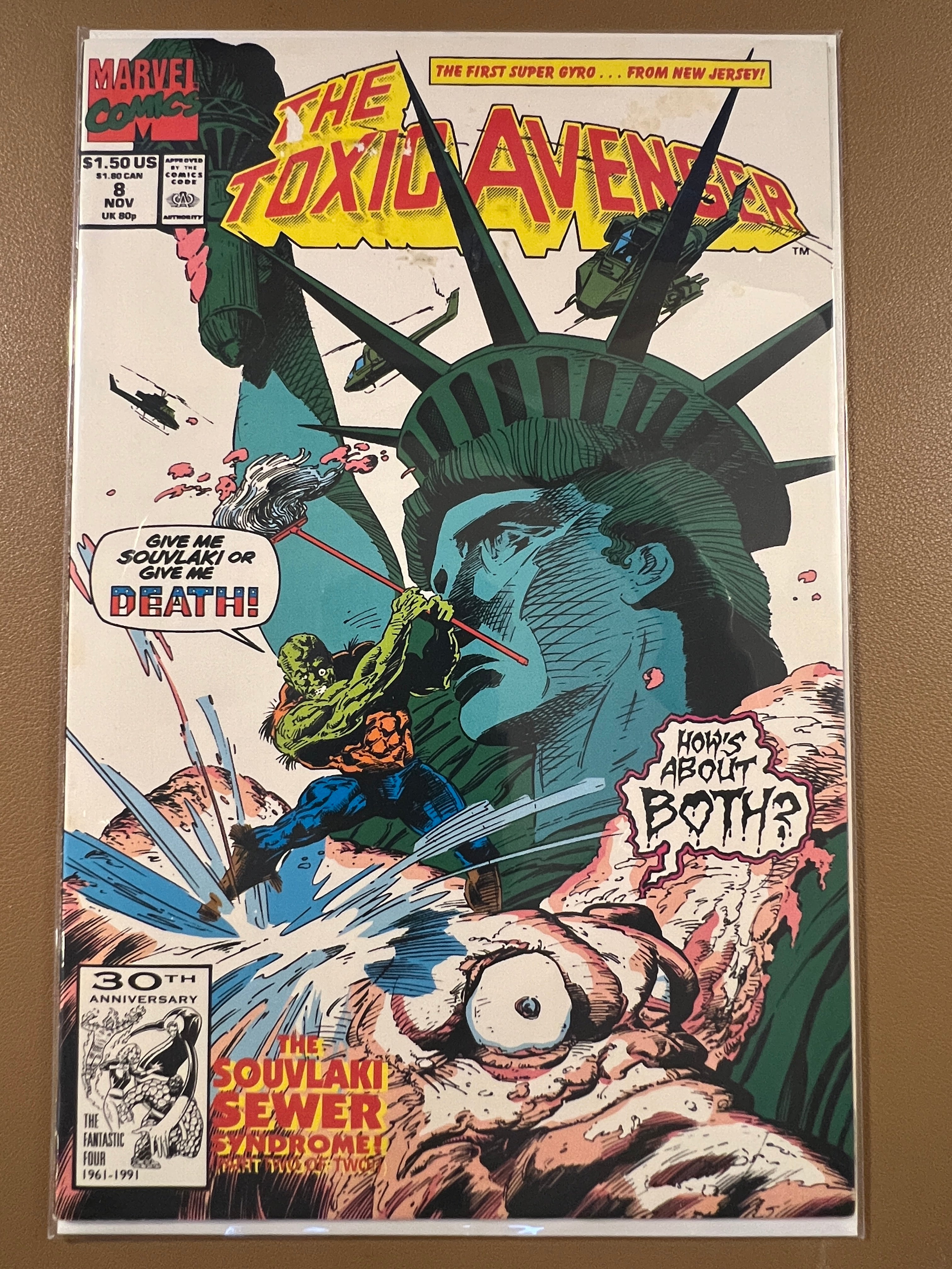 THE TOXIC AVENGER ISSUES #1-5, 7-8 (1991)