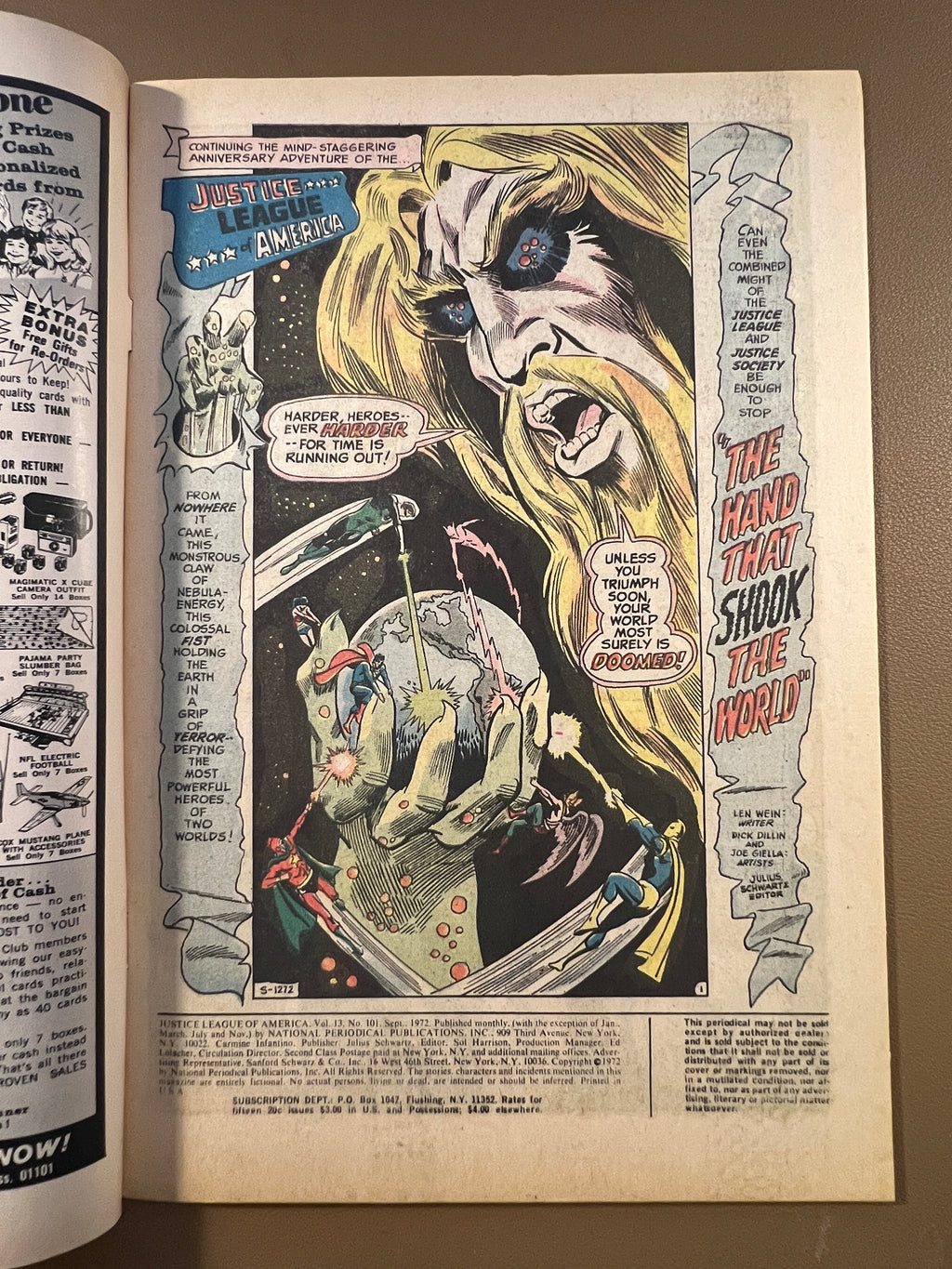 JUSTICE LEAGUE OF AMERICA #101 (1972)