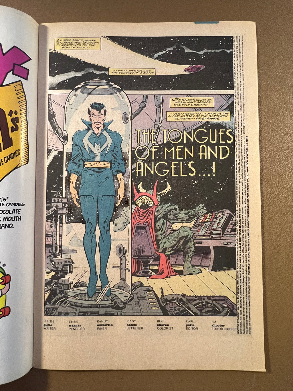 DOCTOR STRANGE #81 (1986) – CLASSIC COVER | “TOWER OF SCREAMS”