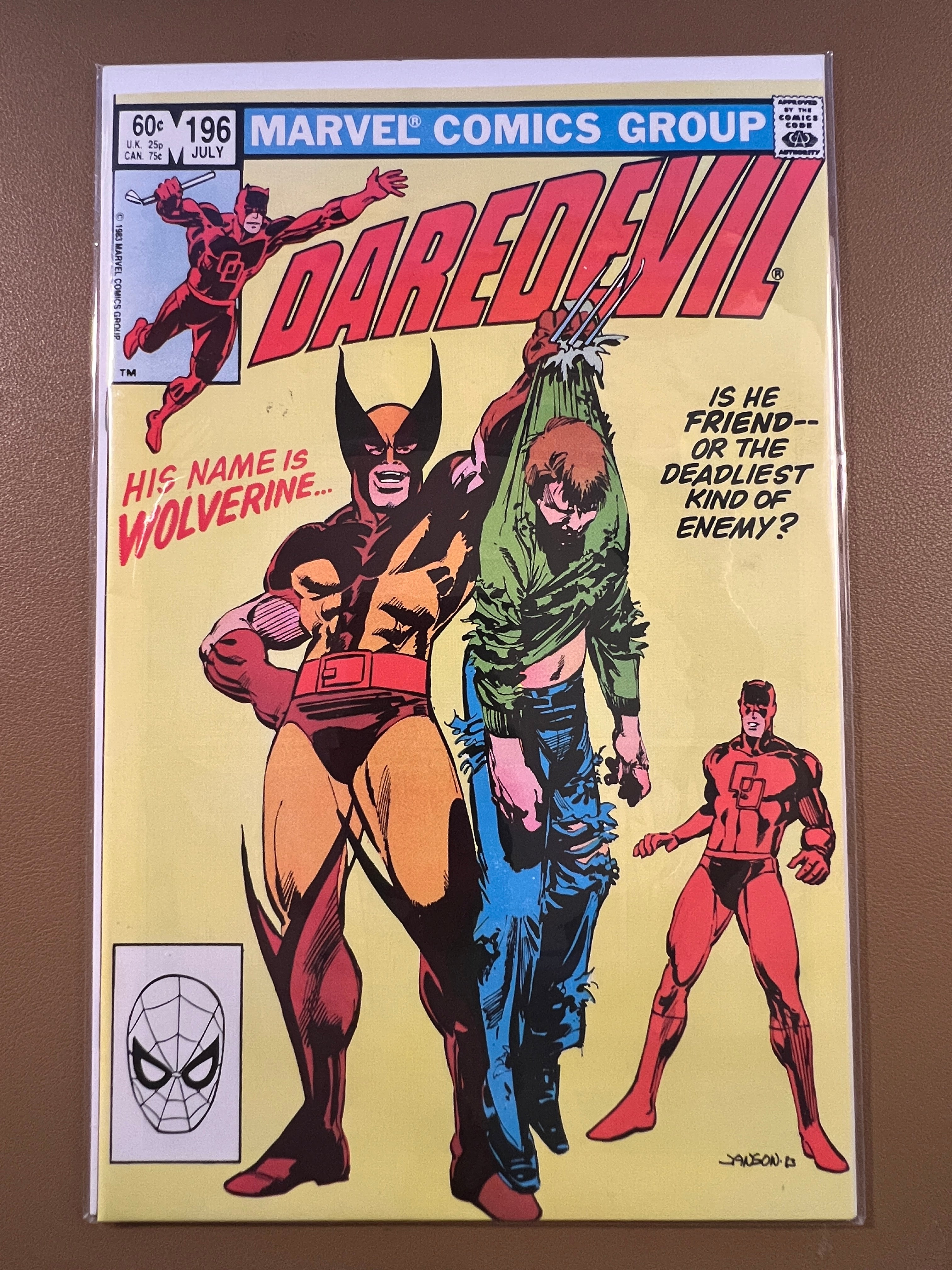 DAREDEVIL #196 (1983) – WOLVERINE APPEARANCE | FRANK MILLER ERA