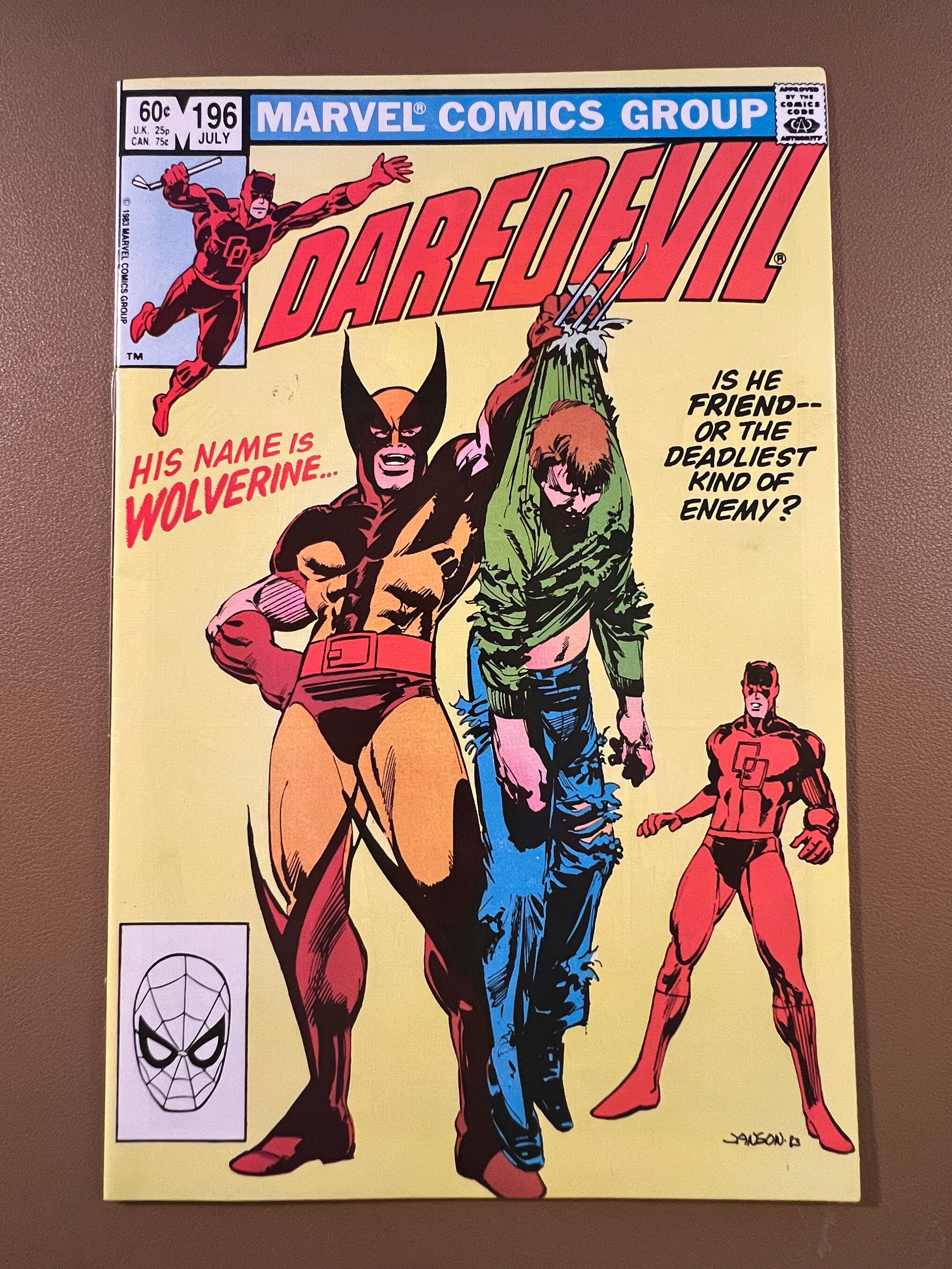 DAREDEVIL #196 (1983) – WOLVERINE APPEARANCE | FRANK MILLER ERA