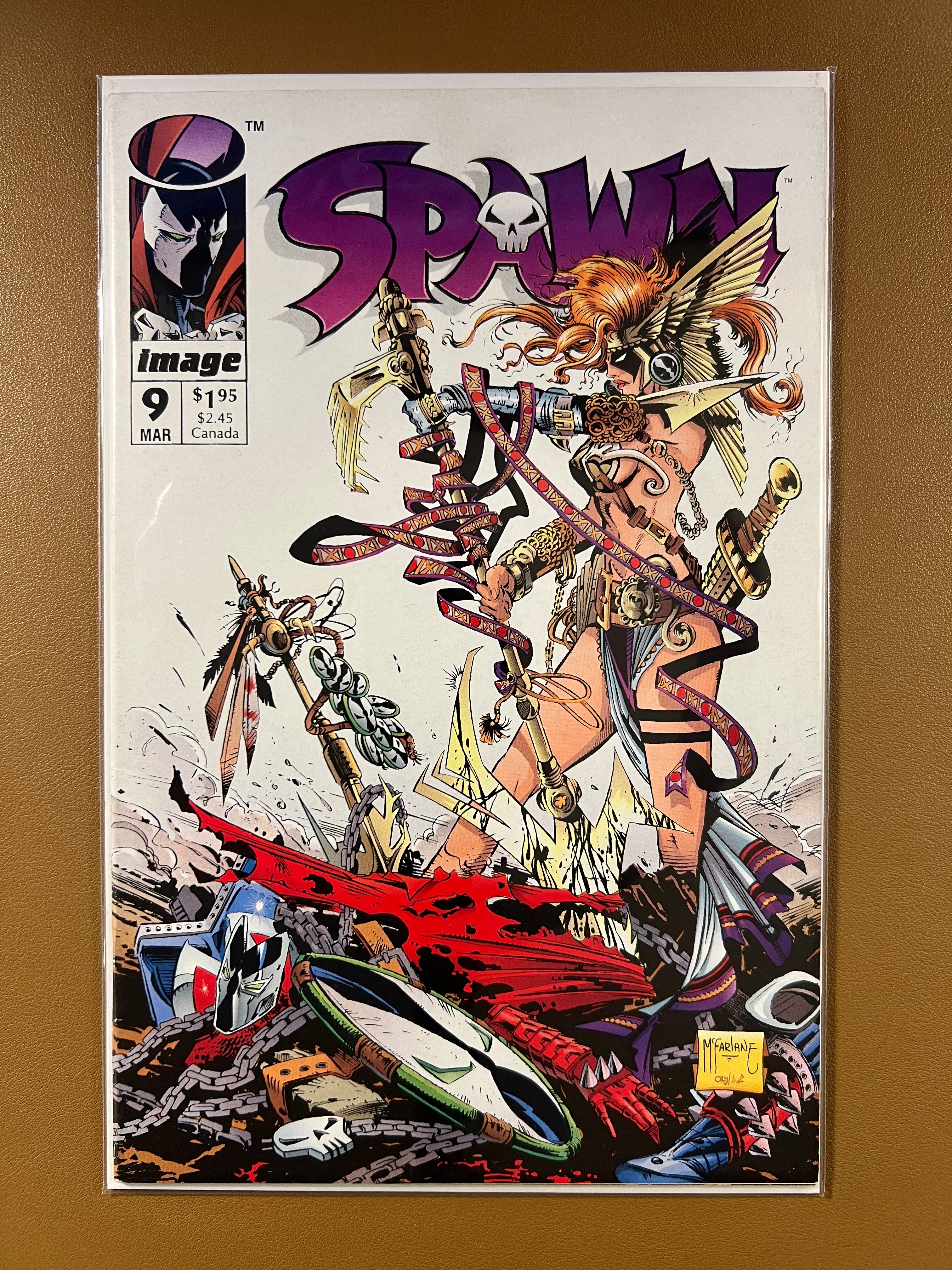 SPAWN #9 (1993) – TODD McFARLANE | ANGELA COVER