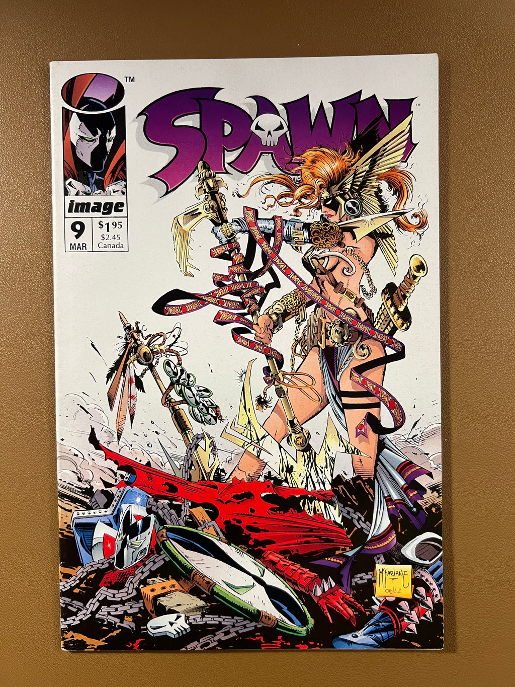 SPAWN #9 (1993) – TODD McFARLANE | ANGELA COVER