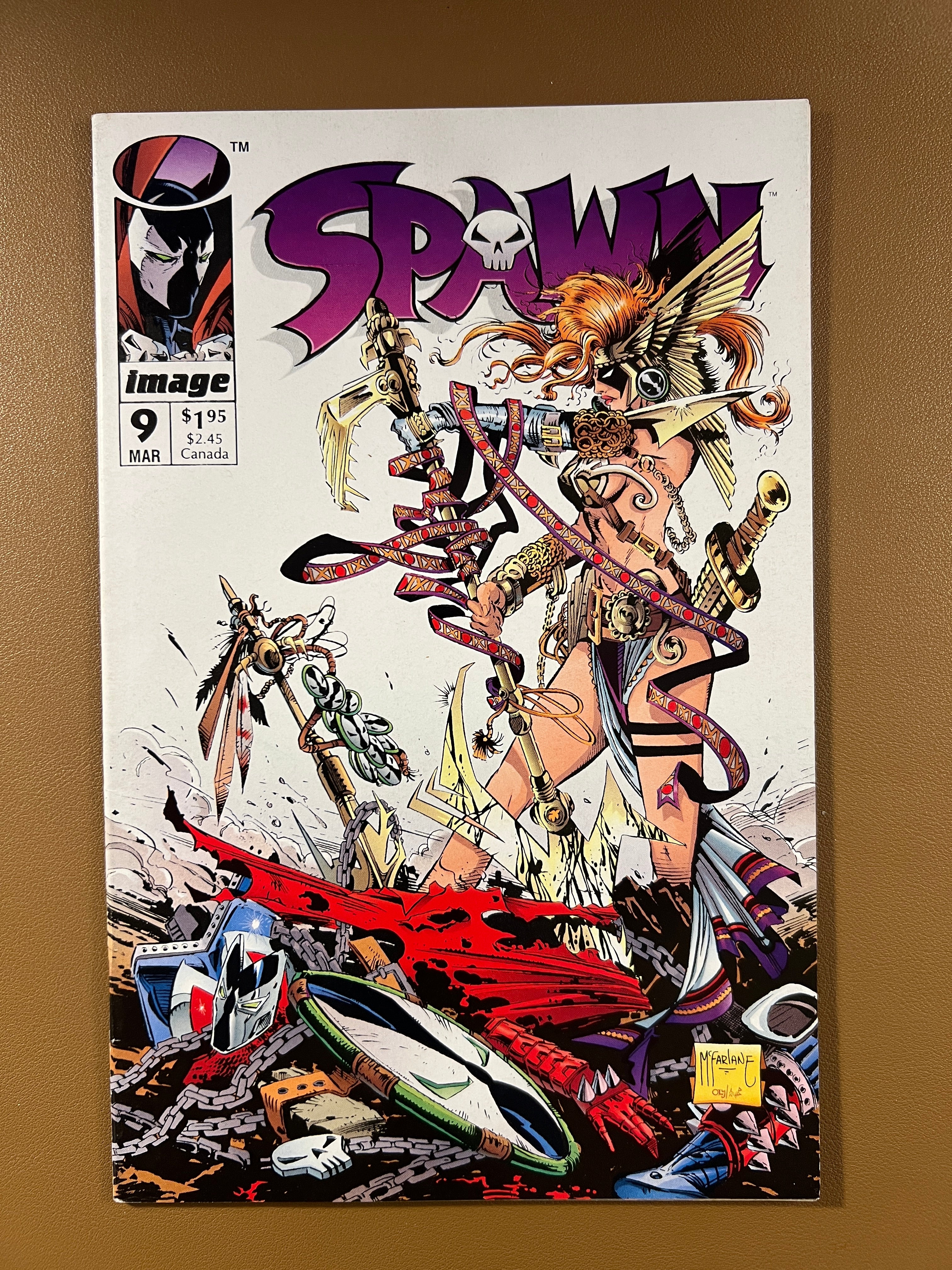 SPAWN #9 (1993) – TODD McFARLANE | ANGELA COVER