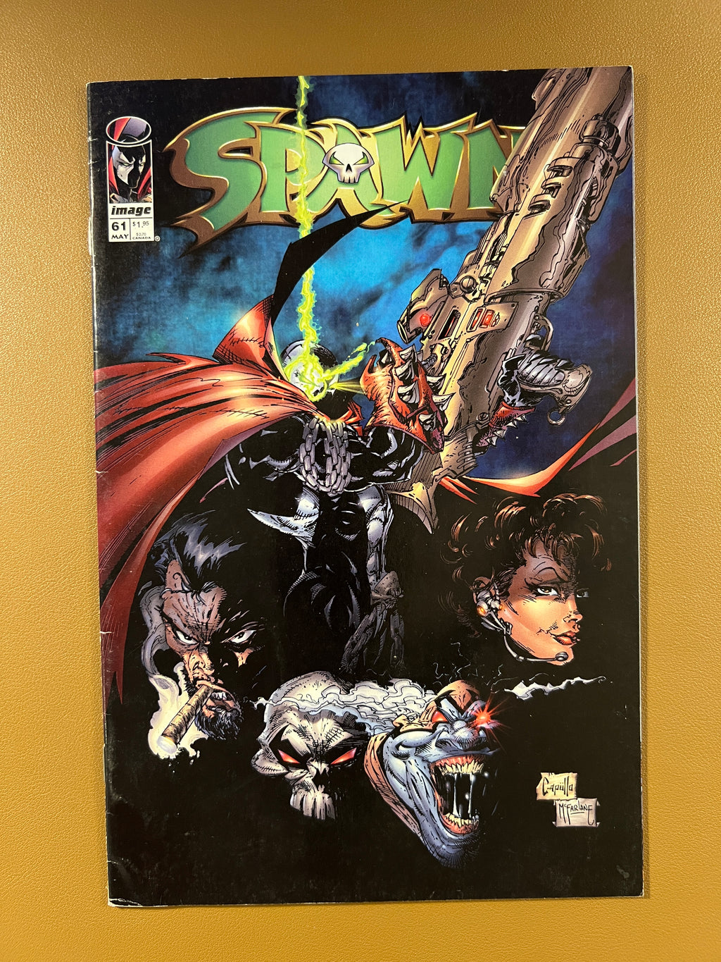 SPAWN #61 (1997) – TODD McFARLANE | DARK, ICONIC COVER
