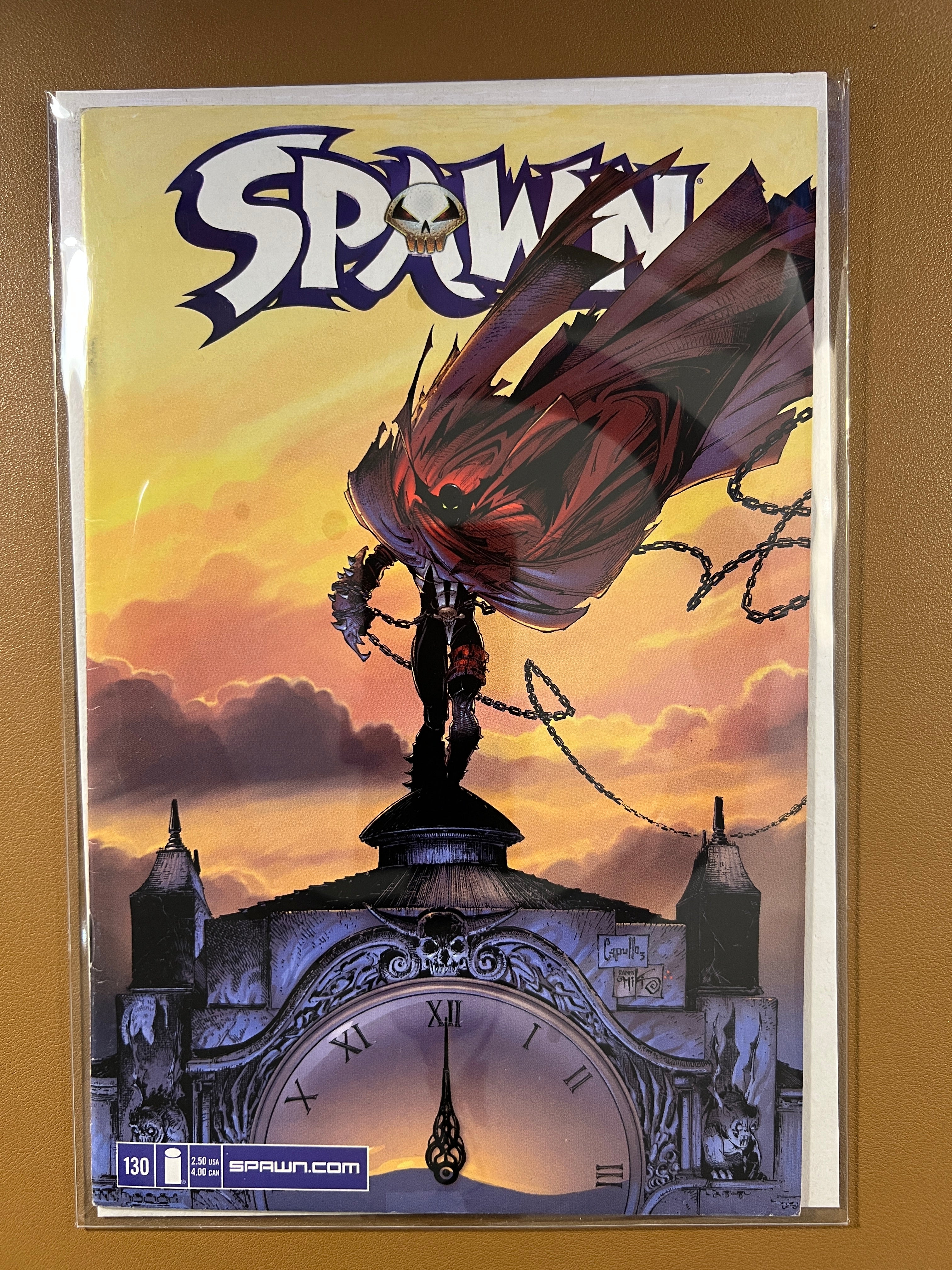SPAWN #130 (2003) ICONIC CLOCK TOWER COVER