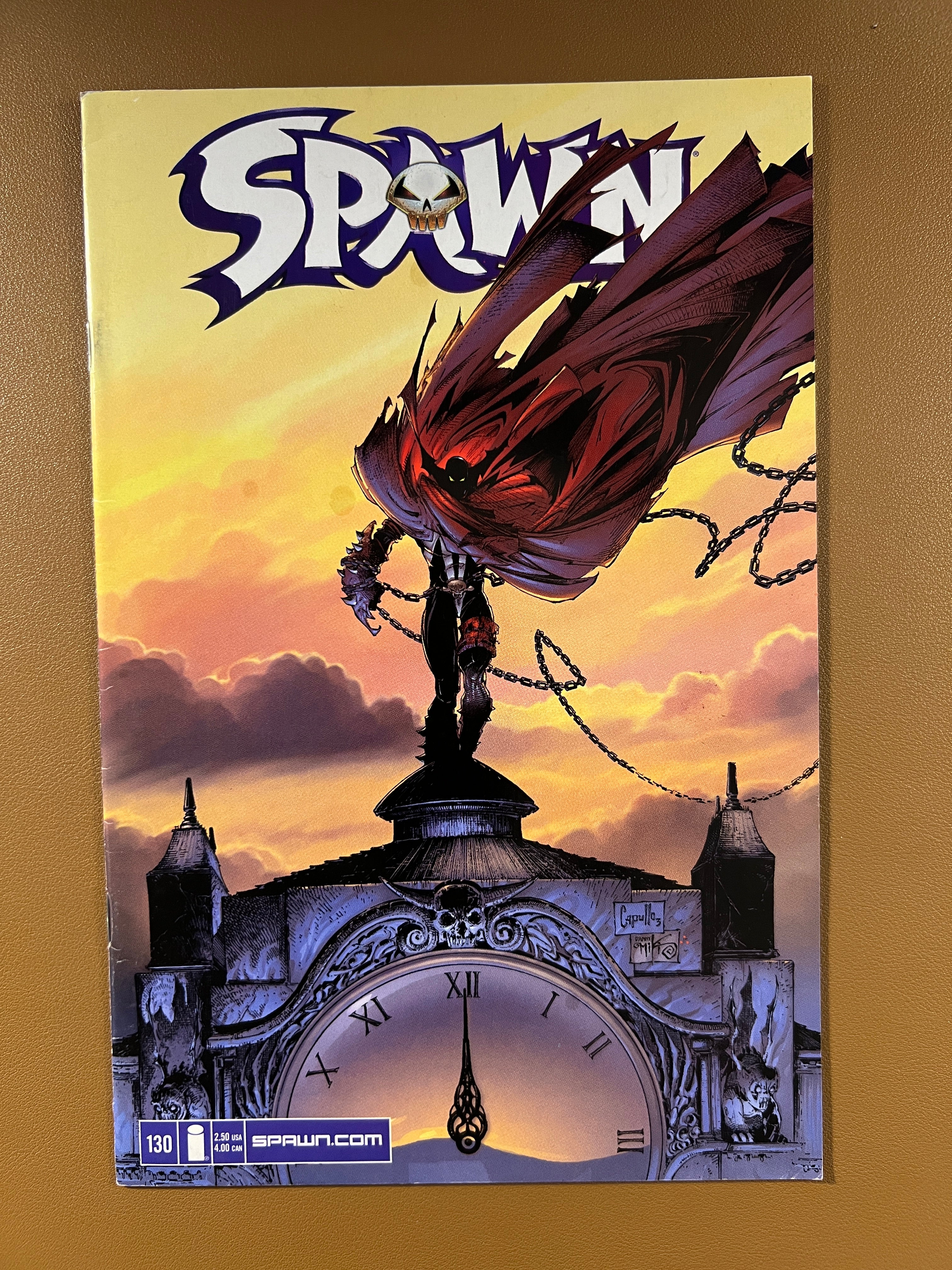SPAWN #130 (2003) ICONIC CLOCK TOWER COVER